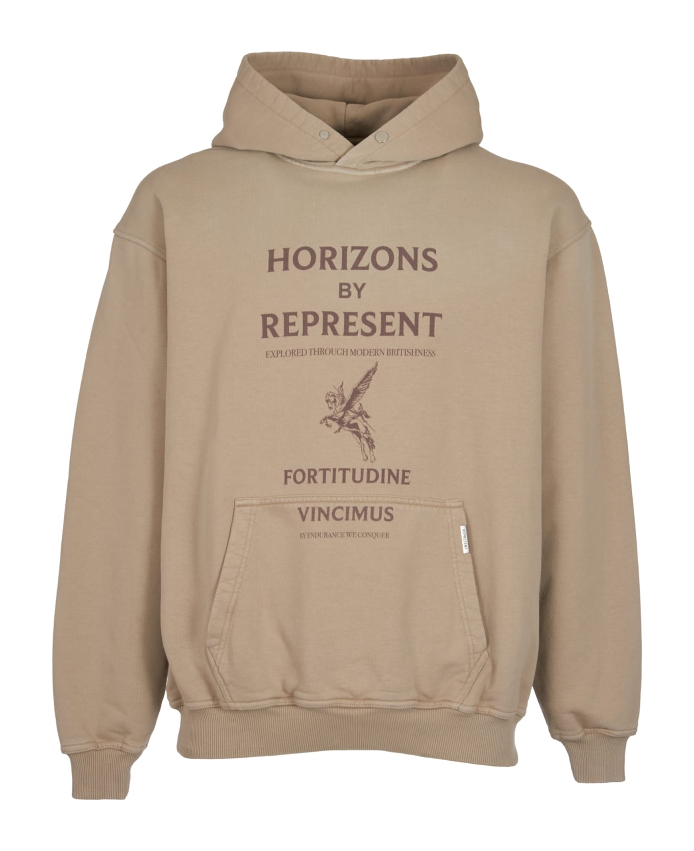 REPRESENT Horizons Hoodie - Washed Taupe