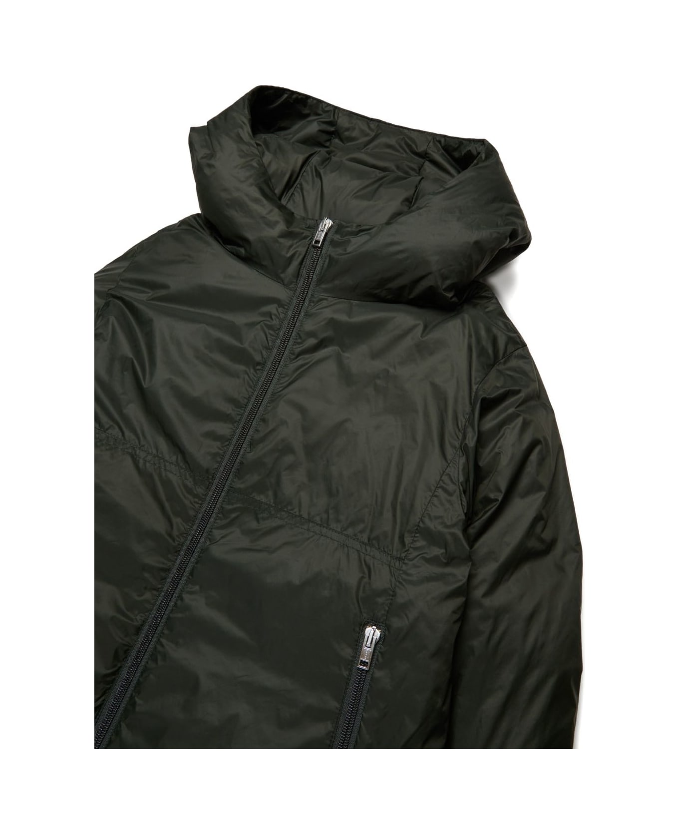 Marni Kids Long Black Parka With Hood. - Black