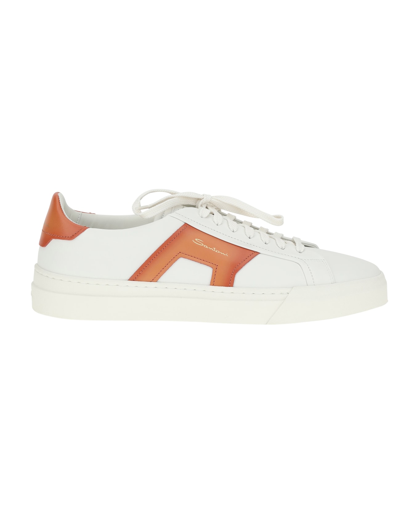 Santoni Leather Sneakers