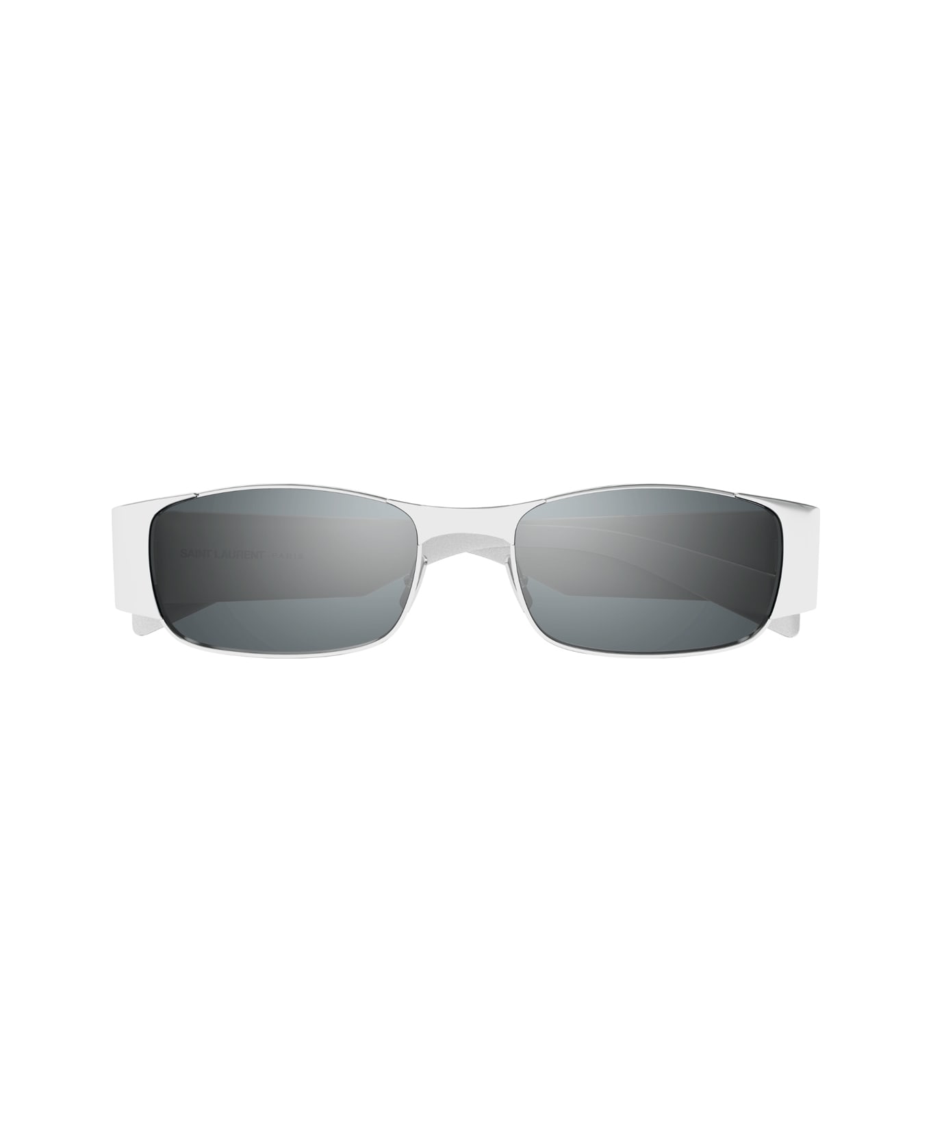 Saint Laurent Eyewear Saint Laurent Sl 738 Linea Sl Logo 001 Silver Silver Sunglasses - Argento サングラス