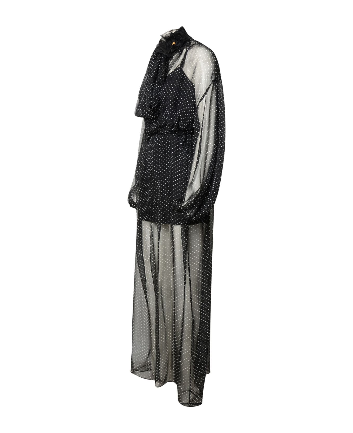 Dolce & Gabbana Black Silk Dress - Black ワンピース＆ドレス