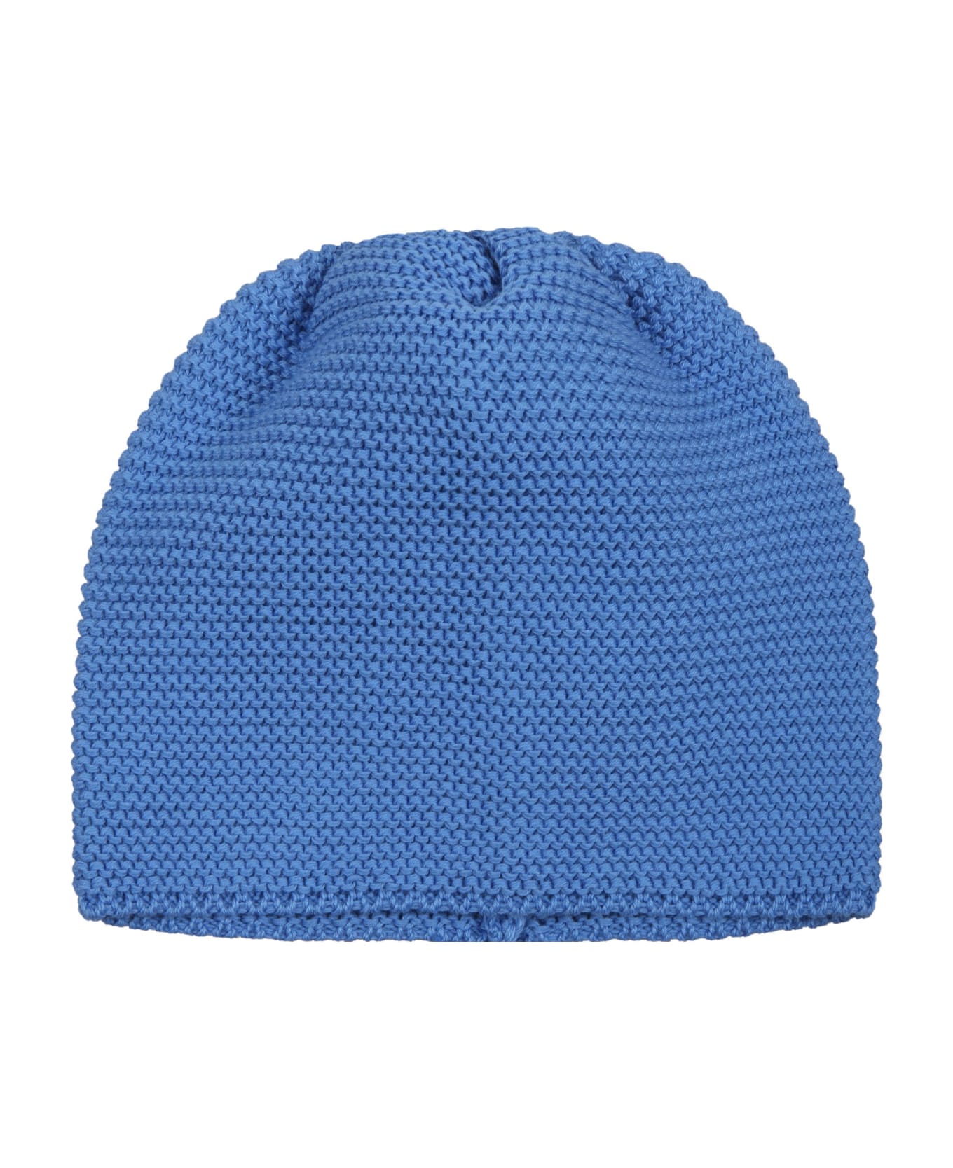 Little Bear Sky Blue Hat For Baby Boy - Azzurro アクセサリー＆ギフト
