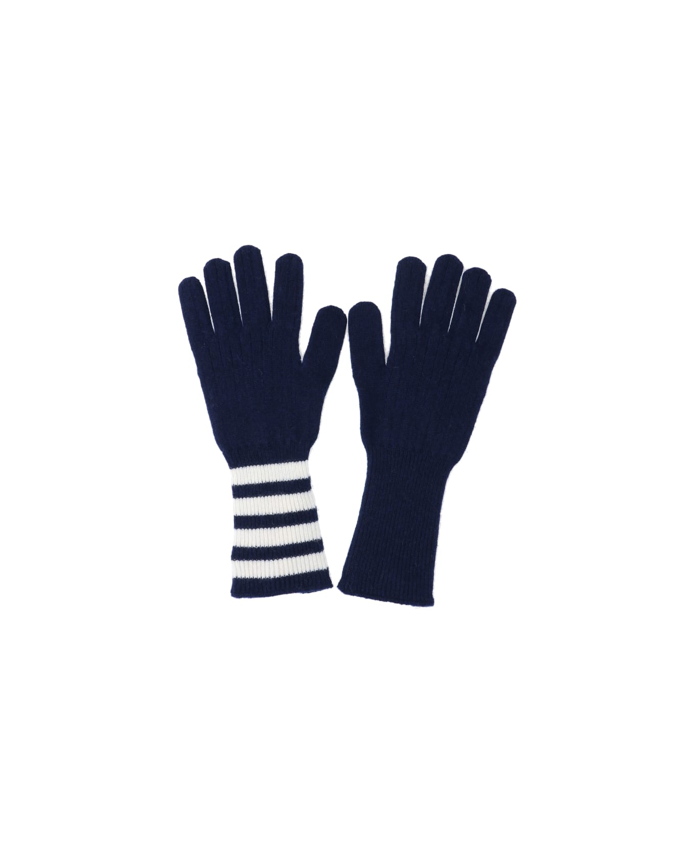 Thom Browne 
4-bar
 Gloves - Blue