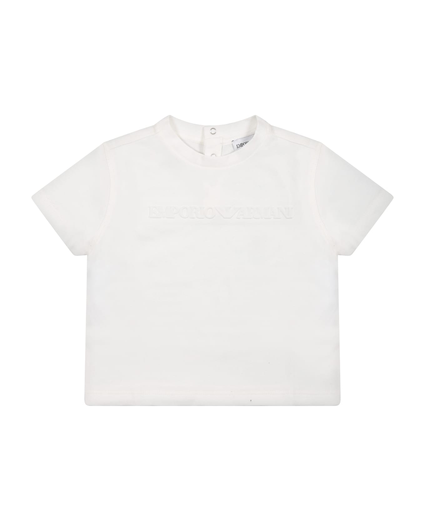 Armani Collezioni White T-shirt For Boaby Boy With Originals Eaglet - White