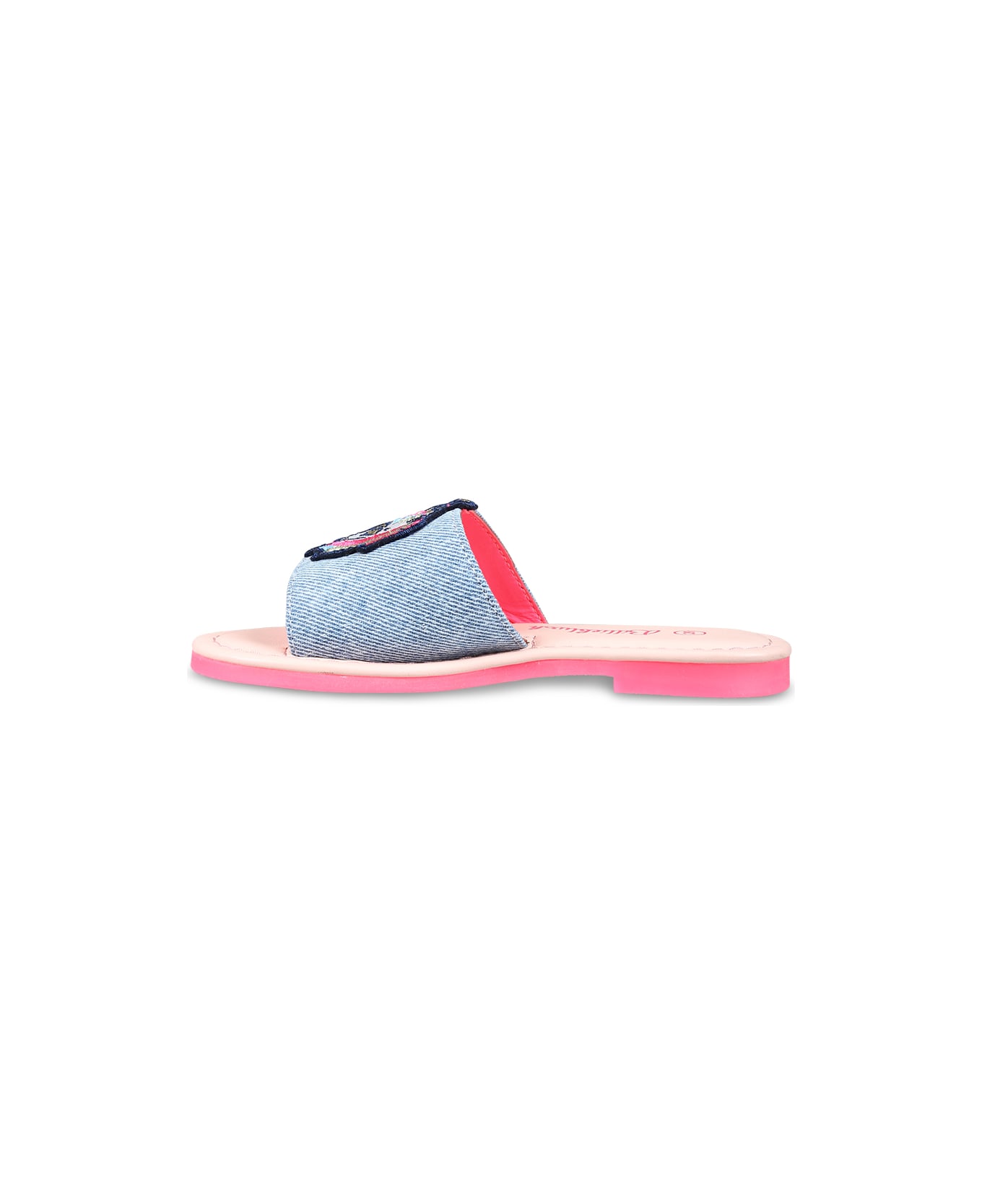 Billieblush Light Blue Slippers For Girl With Unicorn - Multicolor