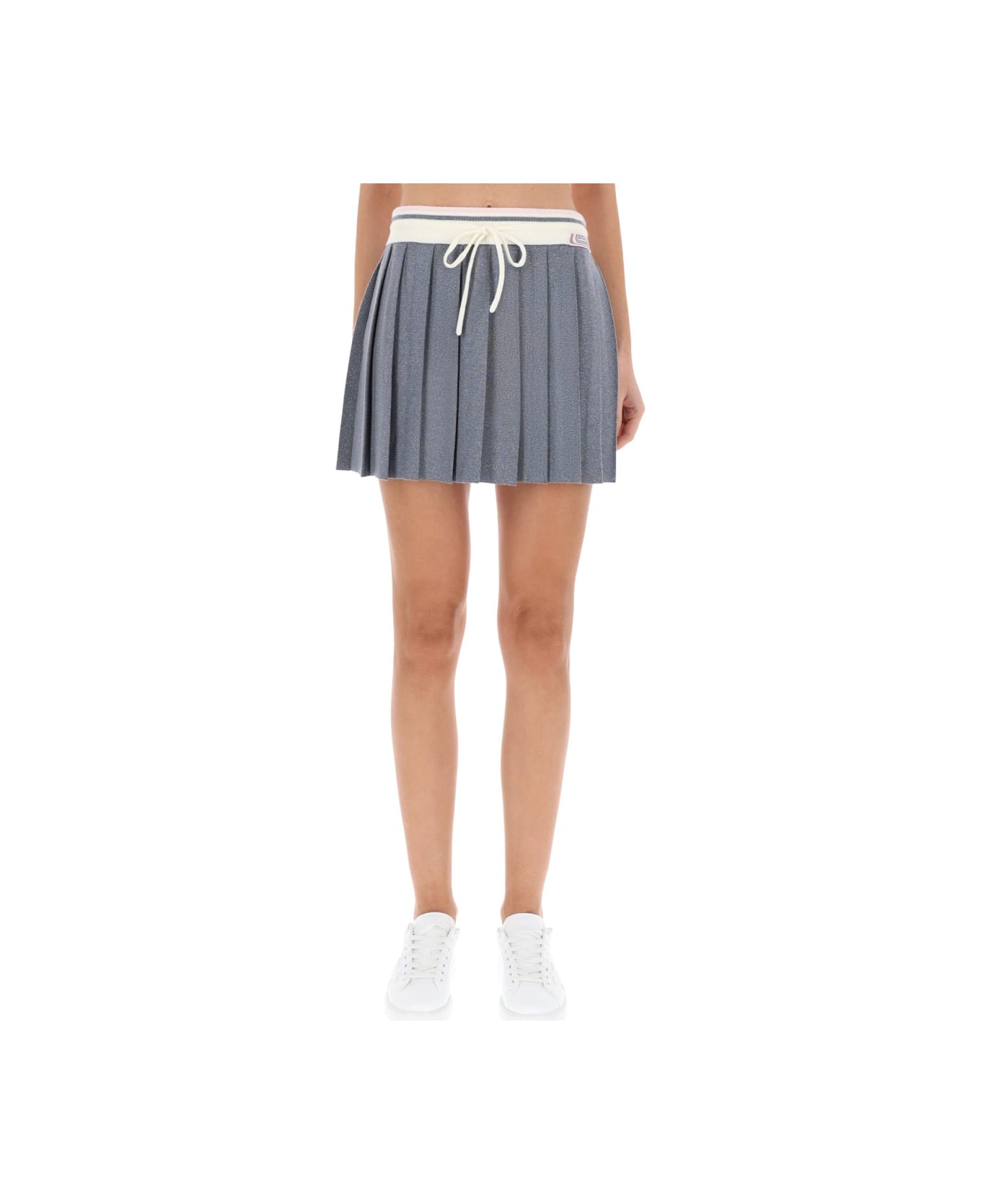 Casablanca Tennis Skirt - SILVER スカート