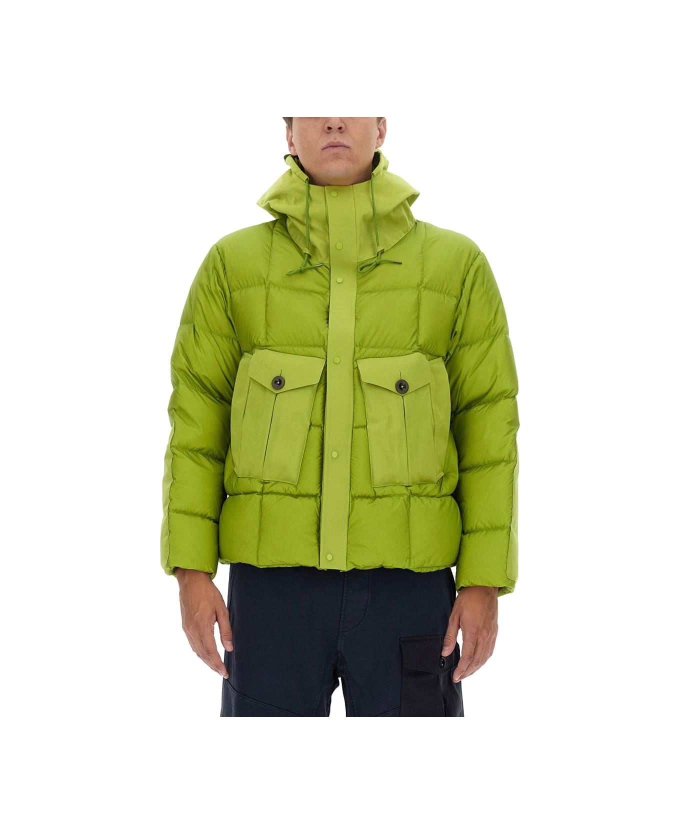 Ten C Tempest Combo Jacket - GREEN