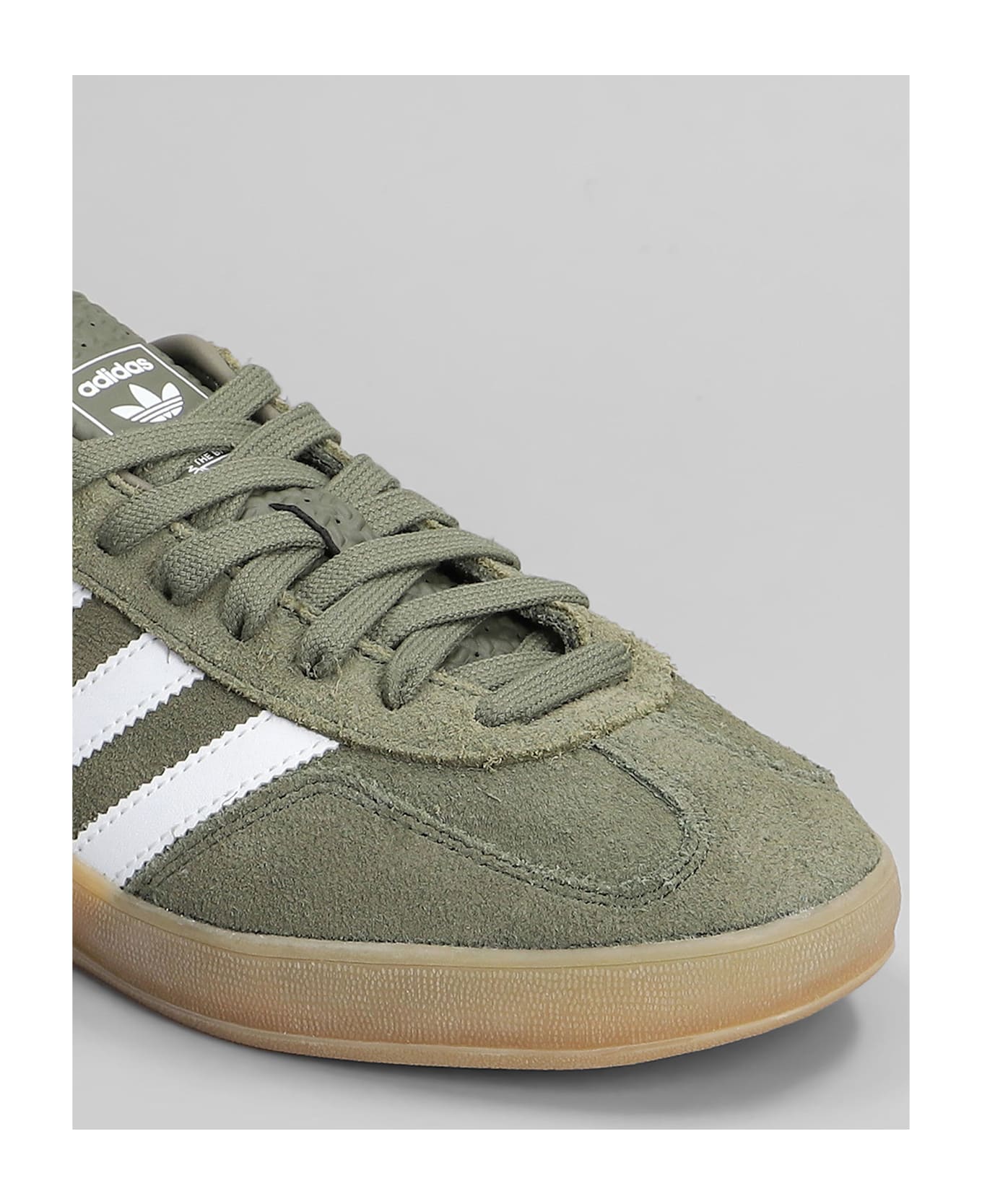 Adidas Gazelle Indoor Sneakers In Green Suede - green