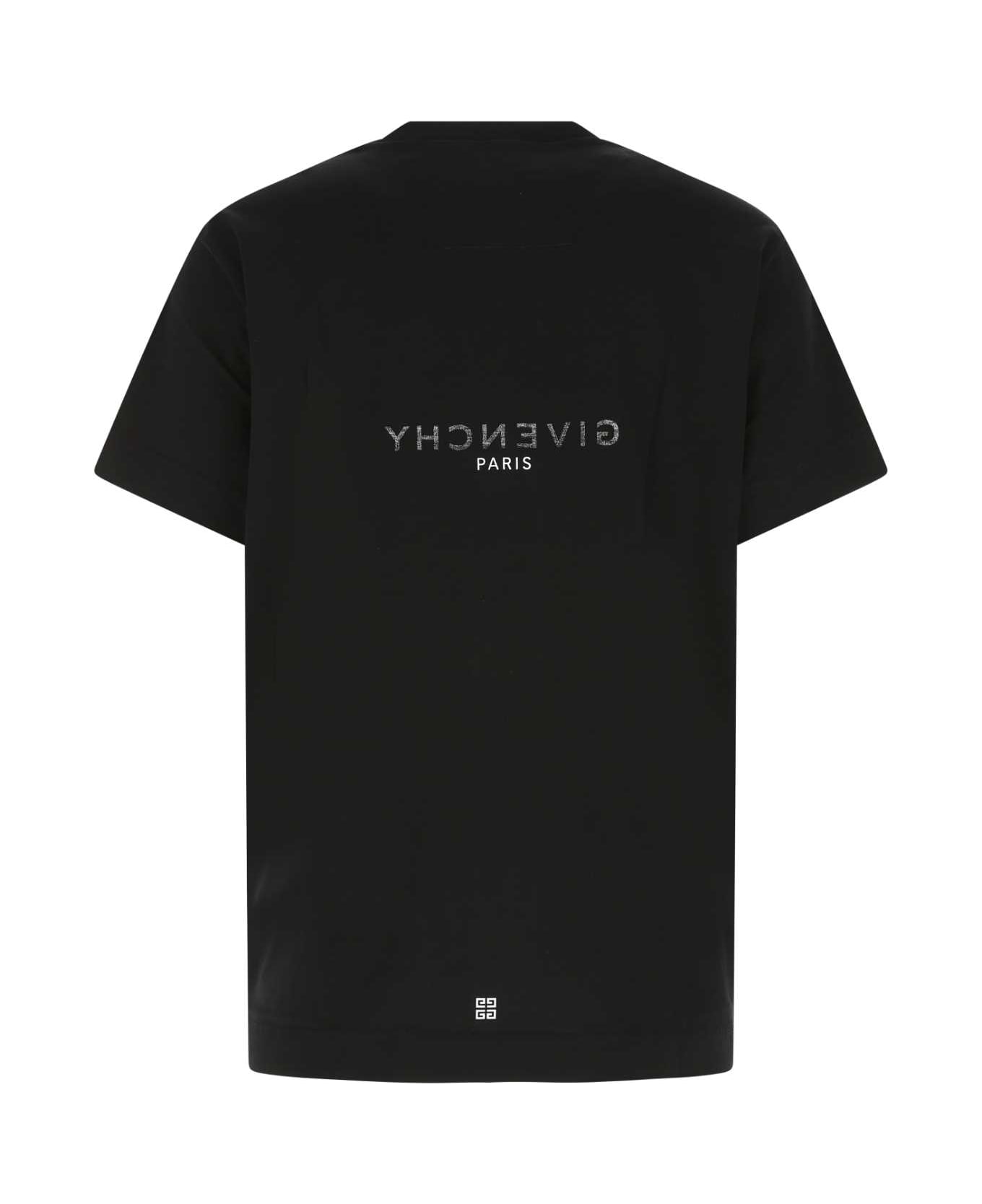 Givenchy Black Cotton Oversize T-shirt - 001