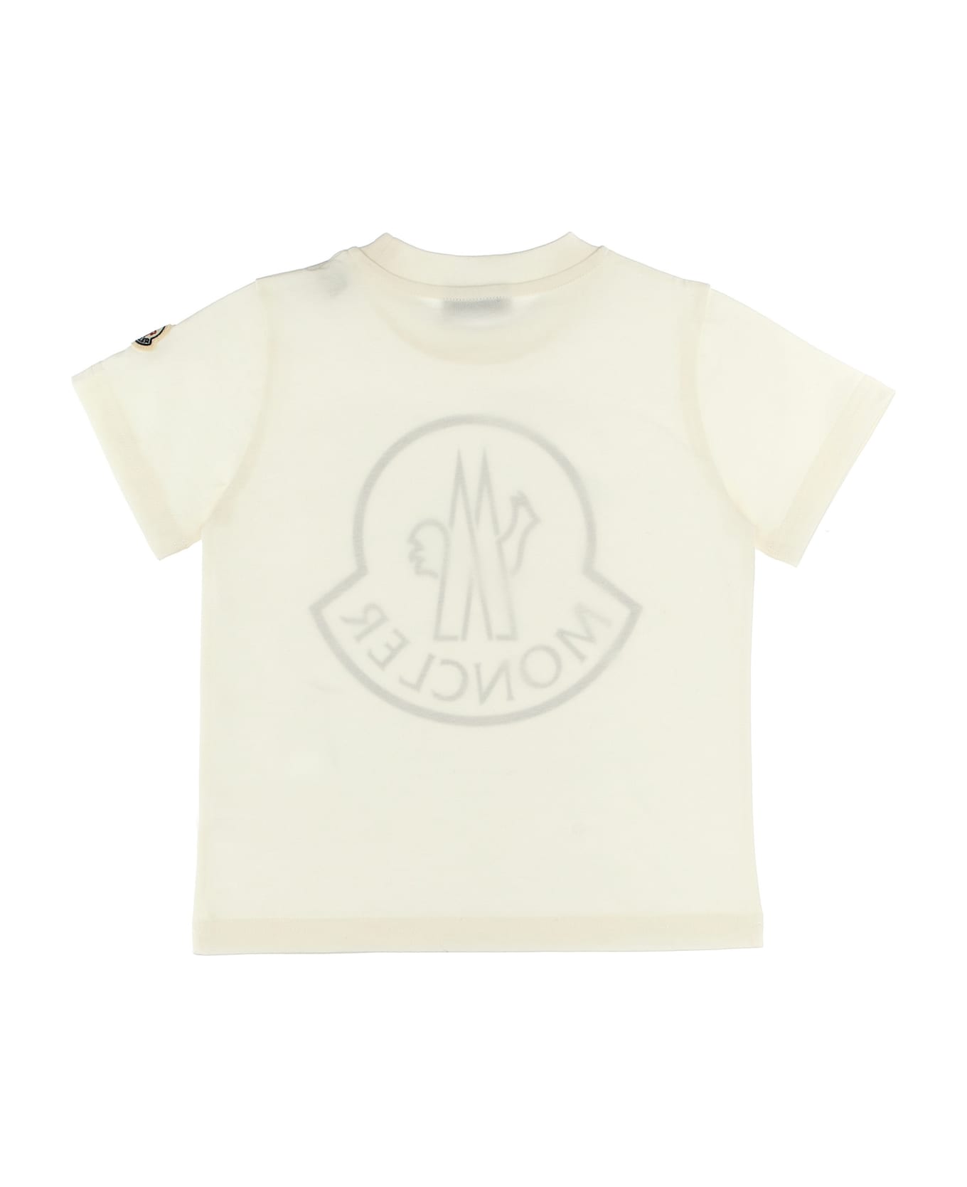 Moncler Logo Print T-shirt - White/Black Tシャツ＆ポロシャツ