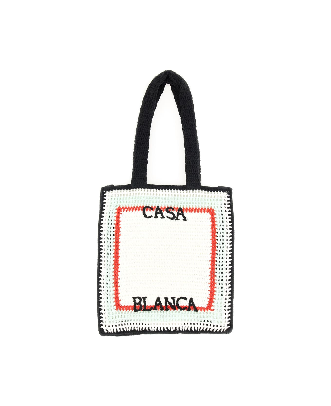 Casablanca Crochet Bag - WHITE
