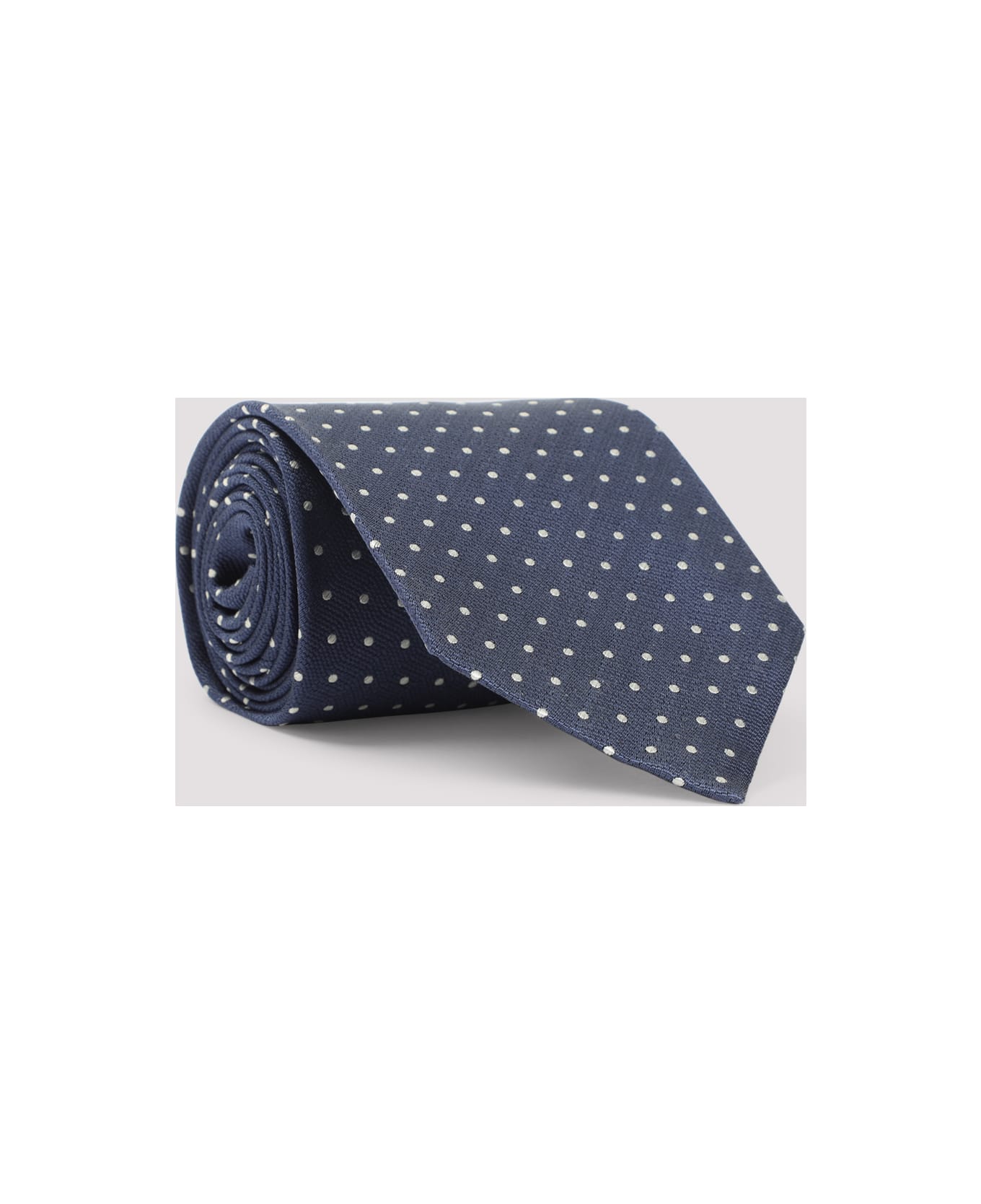 Tom Ford Micro Dot Tie - BLUE