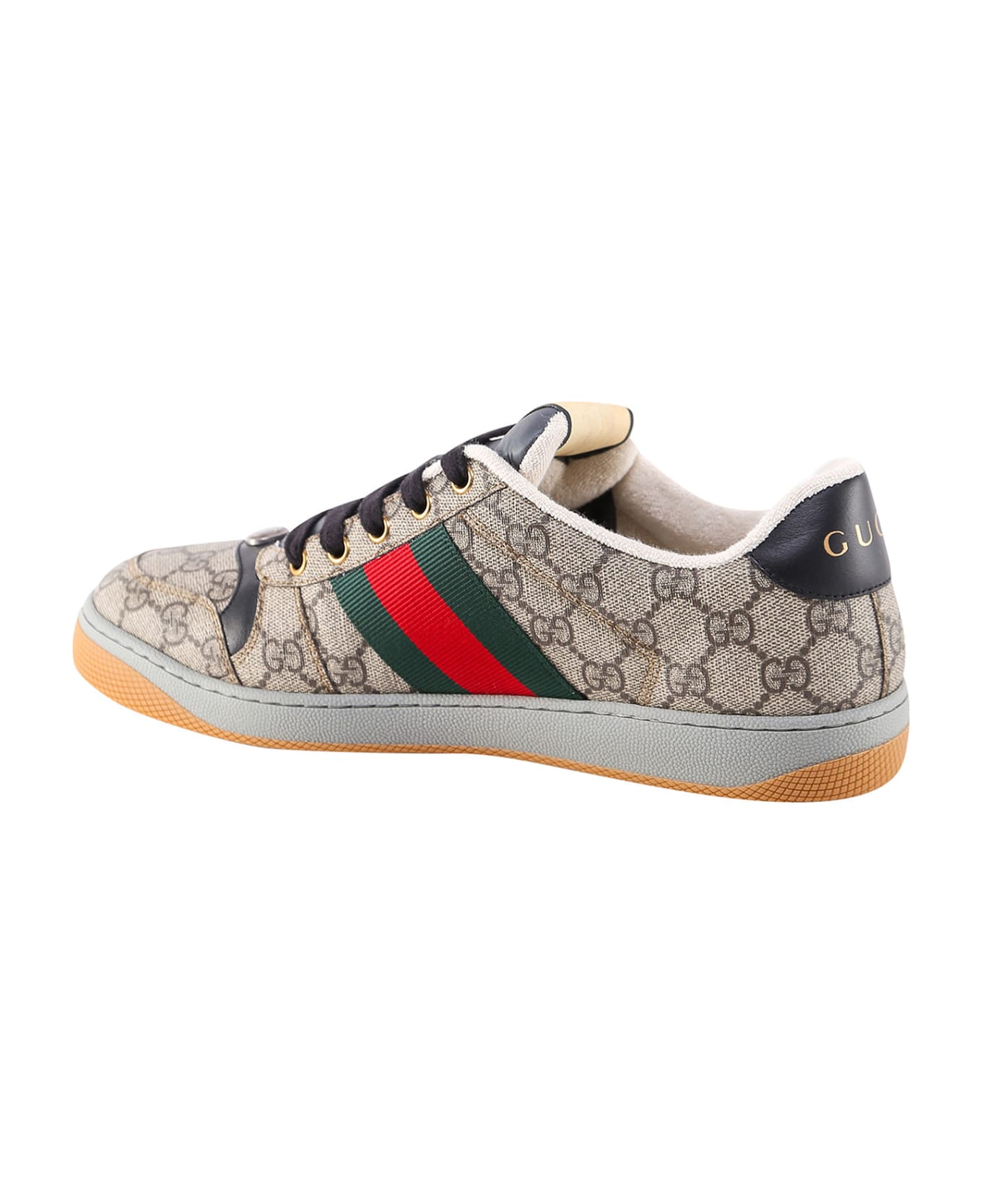 Gucci Screener Sneakers - Beige
