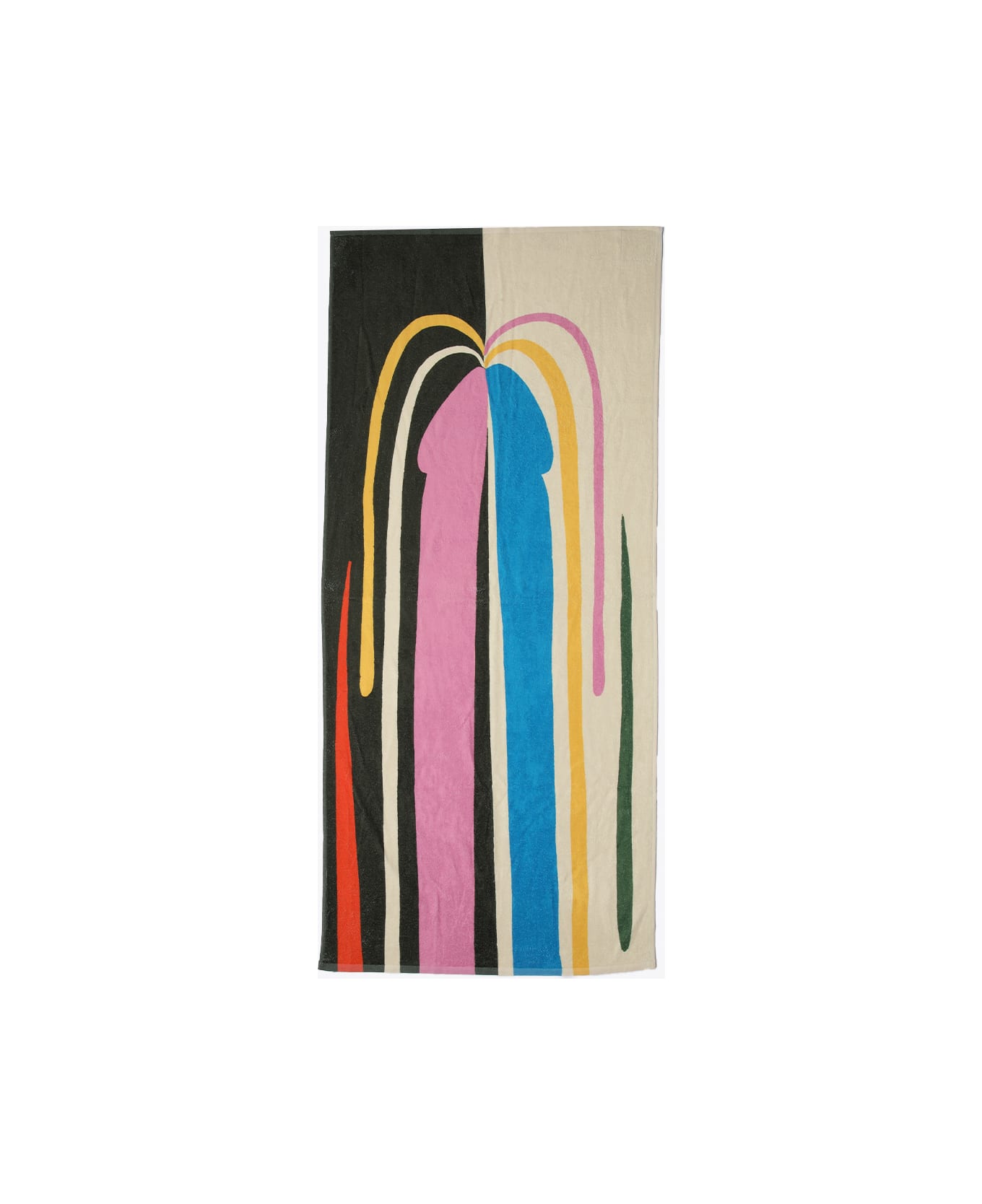Carne Bollente Dick Multicolor bath towel Mike Willcox collab - Multicolor