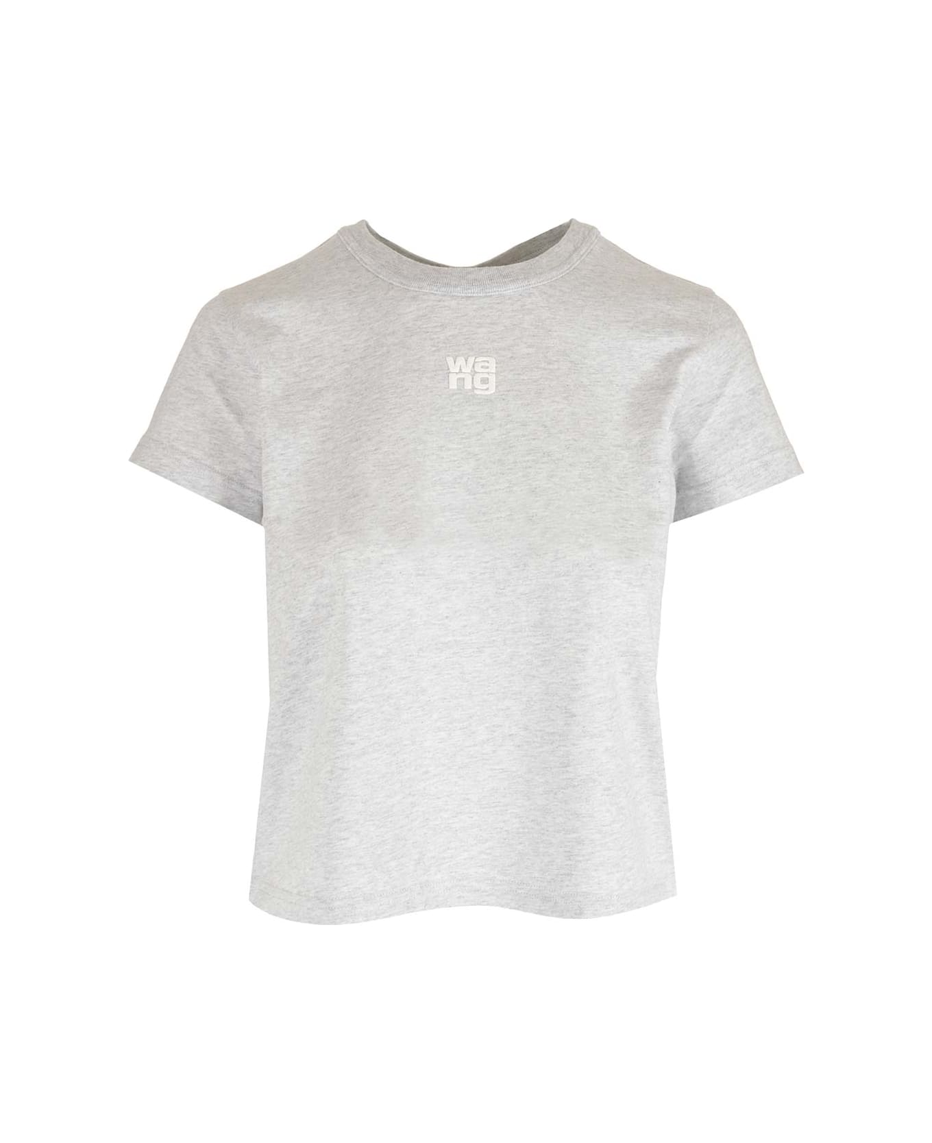 Alexander Wang 'essential' Grey T-shirt - Light Heather Grey