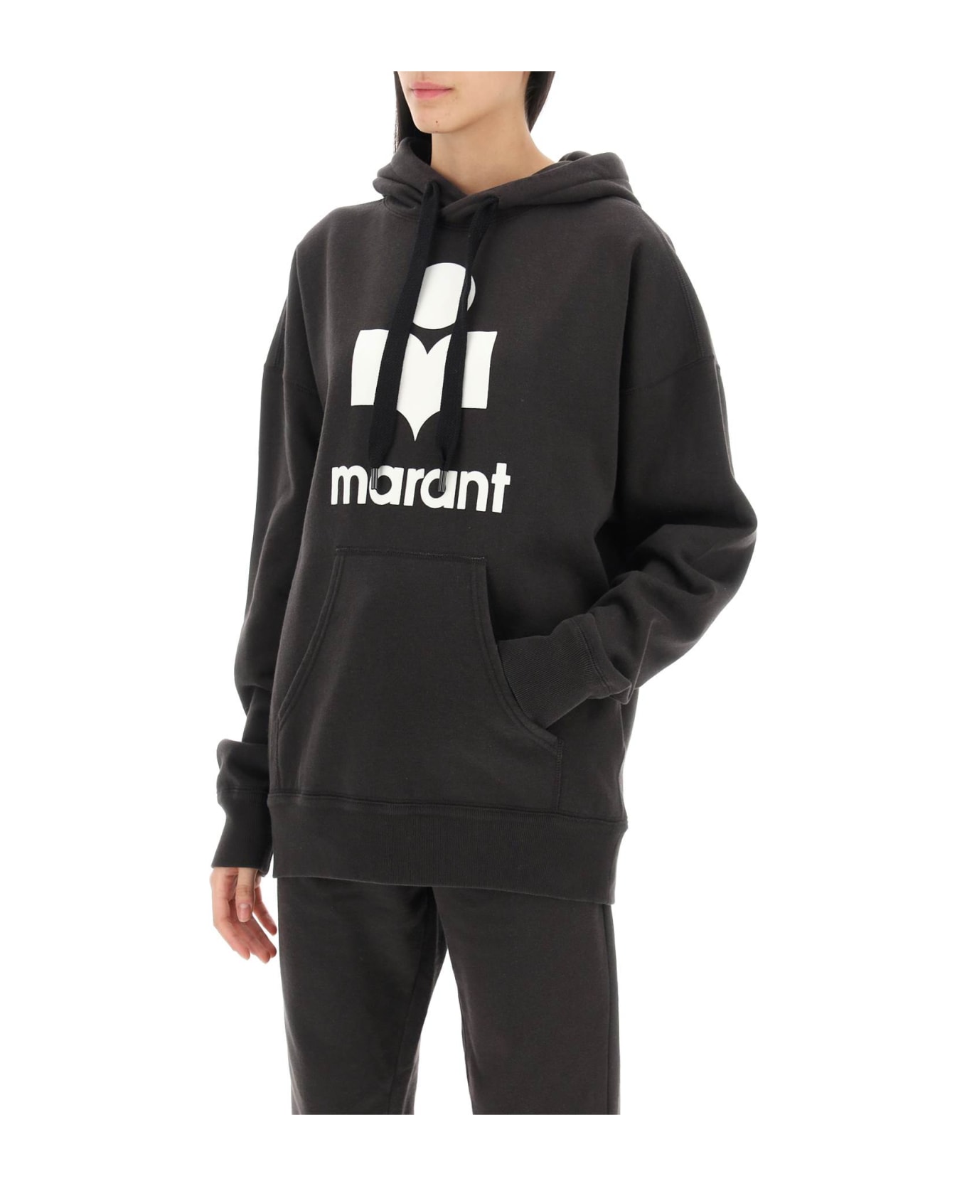 Marant Étoile Oversize Mansel Sweater - FADED BLACK ECRU (Black) フリース