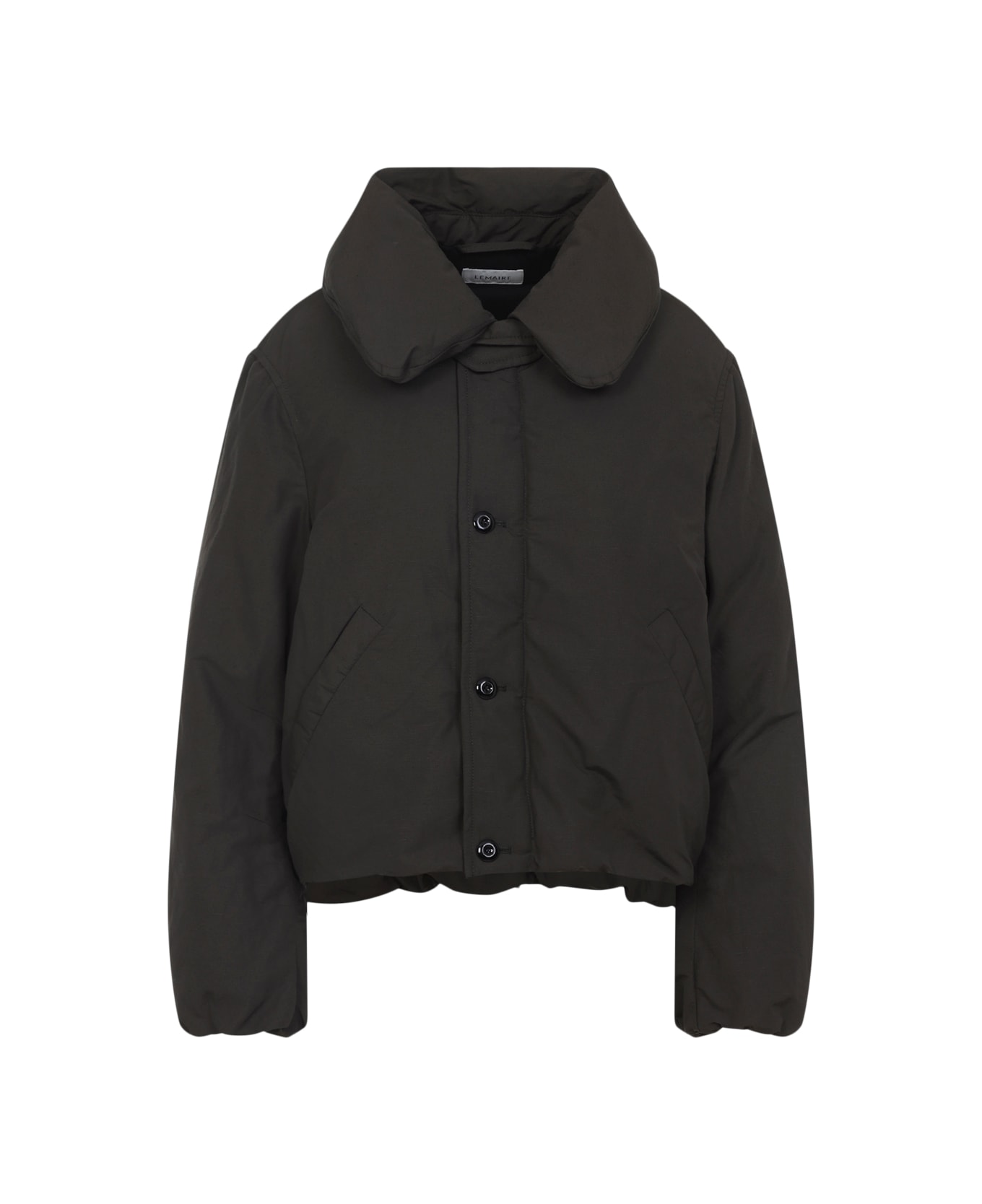 Lemaire Short Puffer Blouson - Dark Espresso