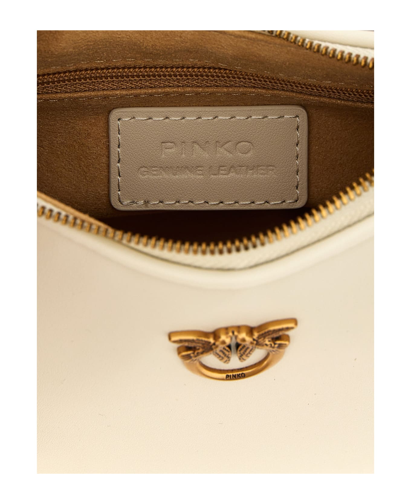 Pinko 
half Moon Baby
 Handbag - White