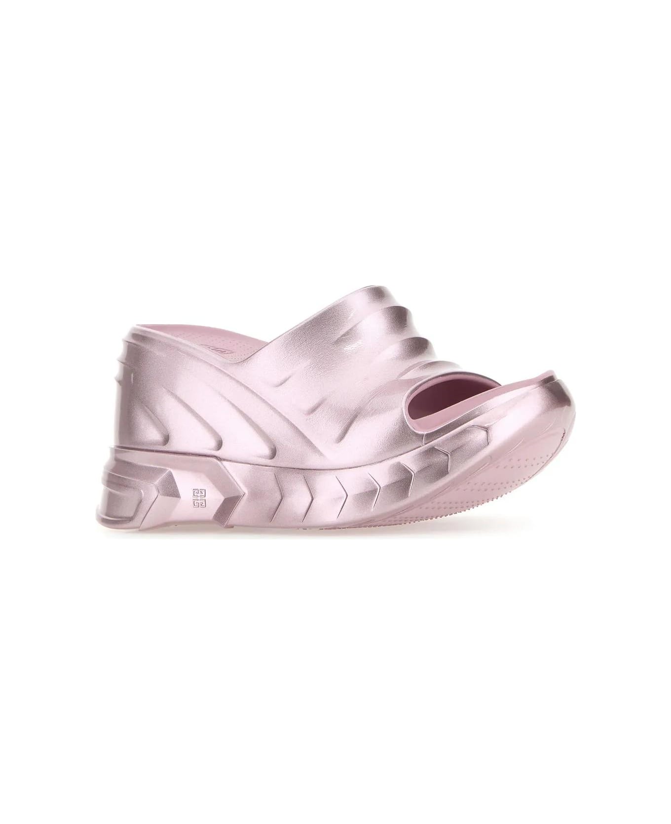 Givenchy Pink Rubber Marshmallow Mules