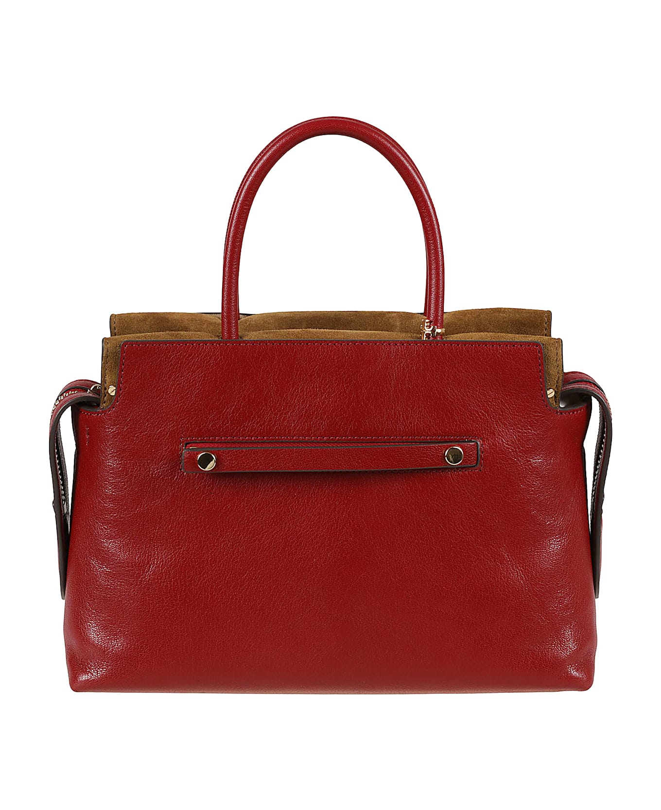 Tory Burch Textured Mercer Tote - Ruby