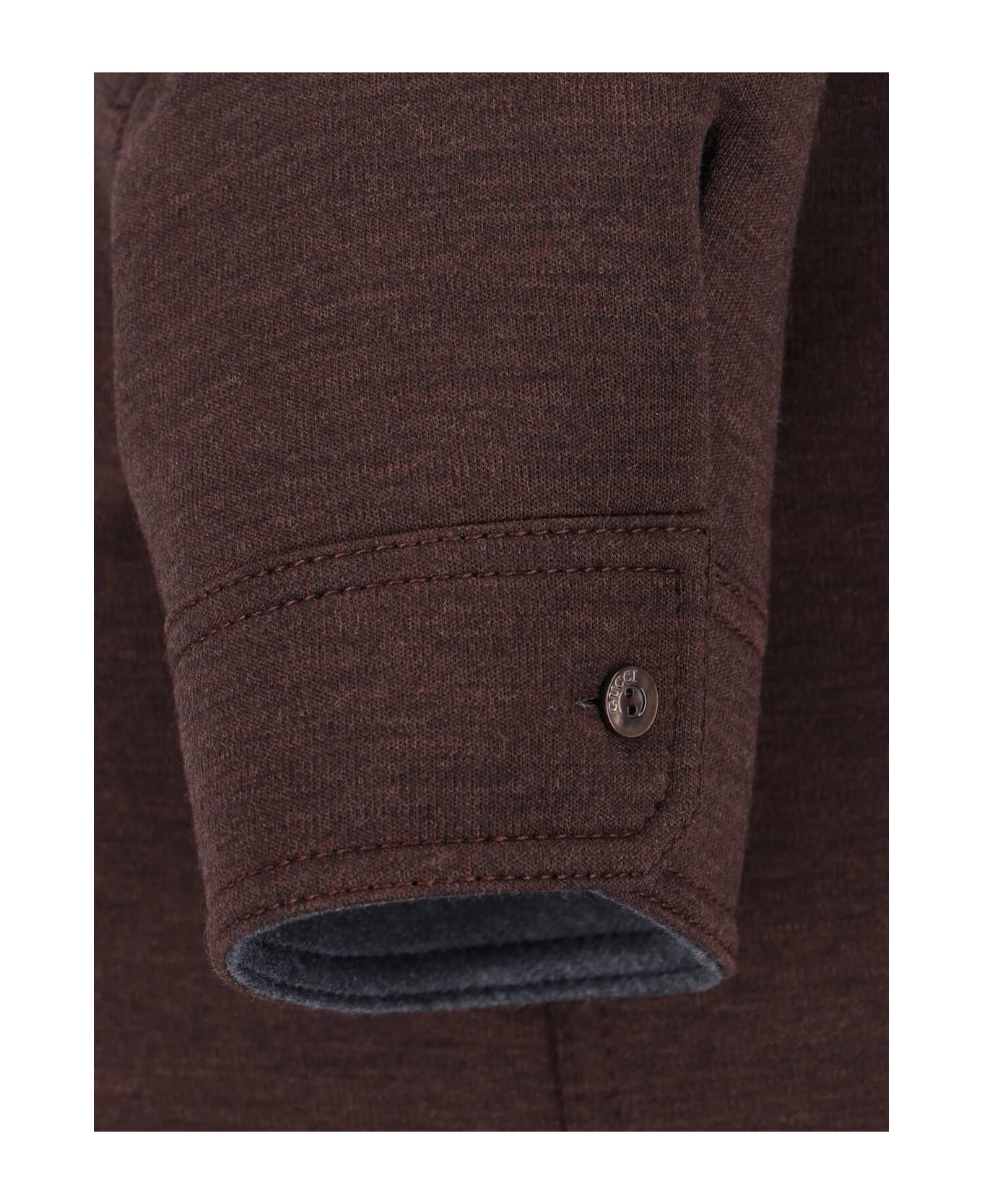 Gucci Logo Shirt - Brown