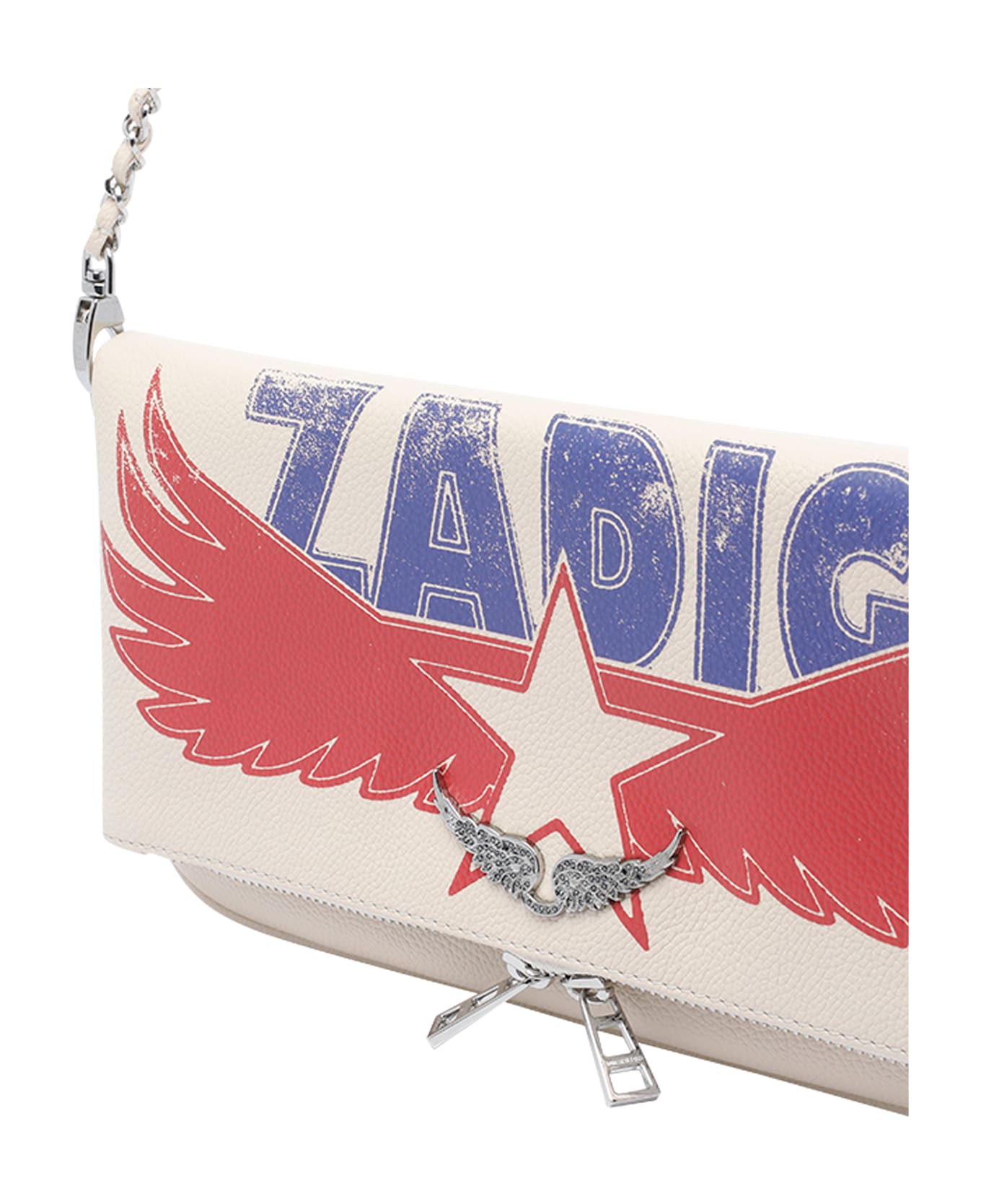 Zadig 
Voltaire Rock America Crossbody Bag - White
