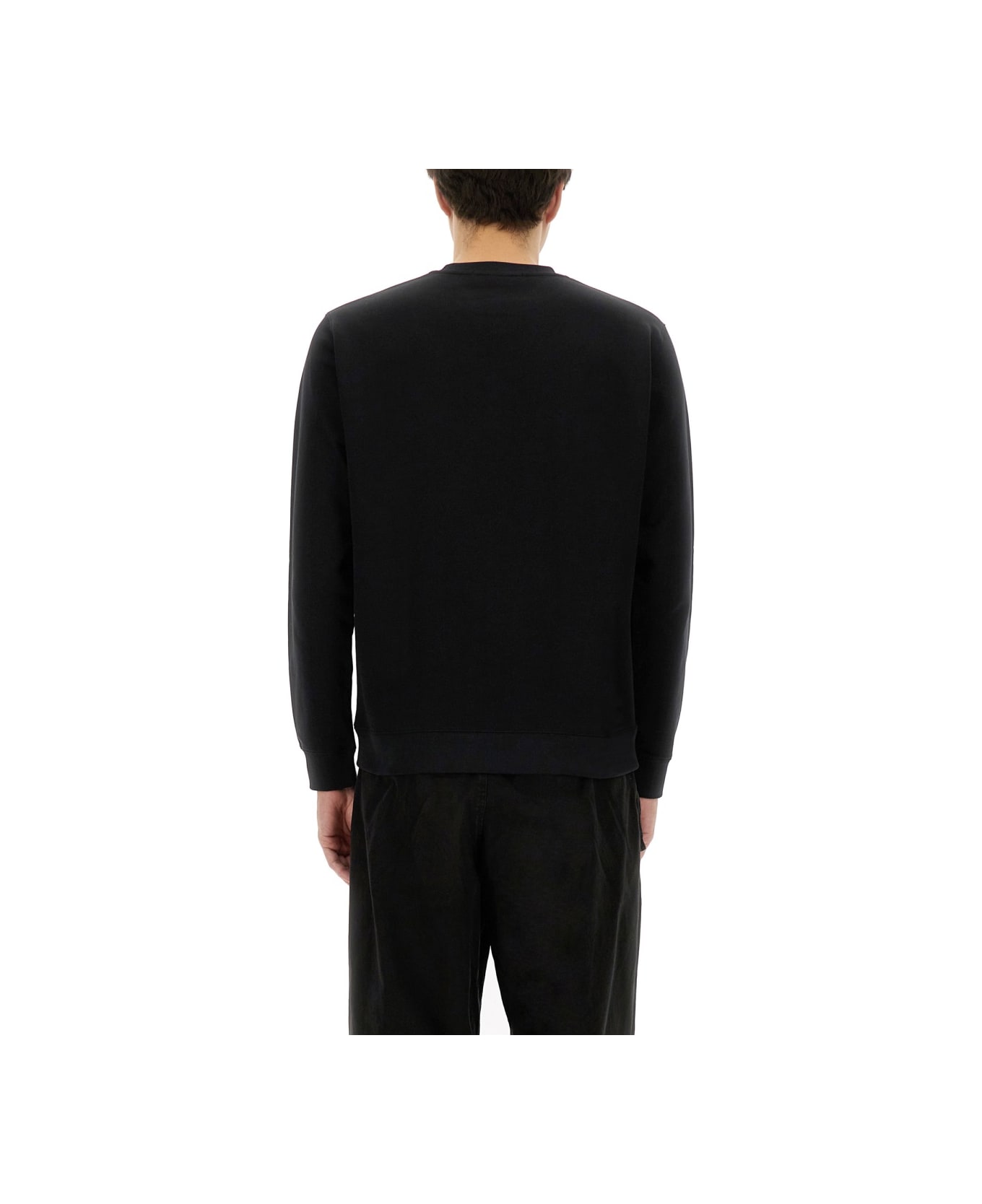 MSGM Cotton Sweatshirt - BLACK
