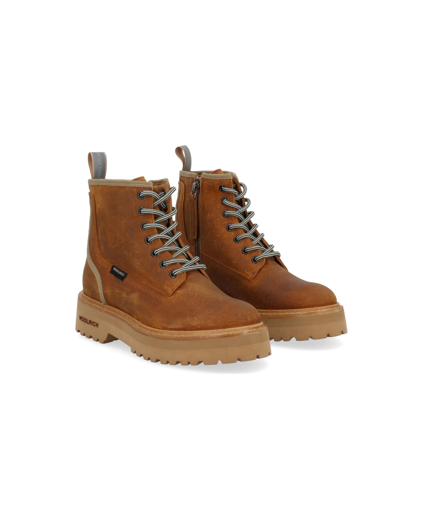 Woolrich Lace-up Boot - BUFF