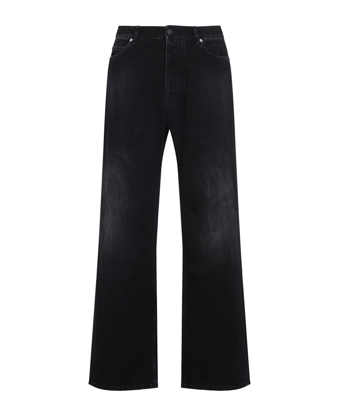 Balenciaga Distressed Jeans - Black Fade Out