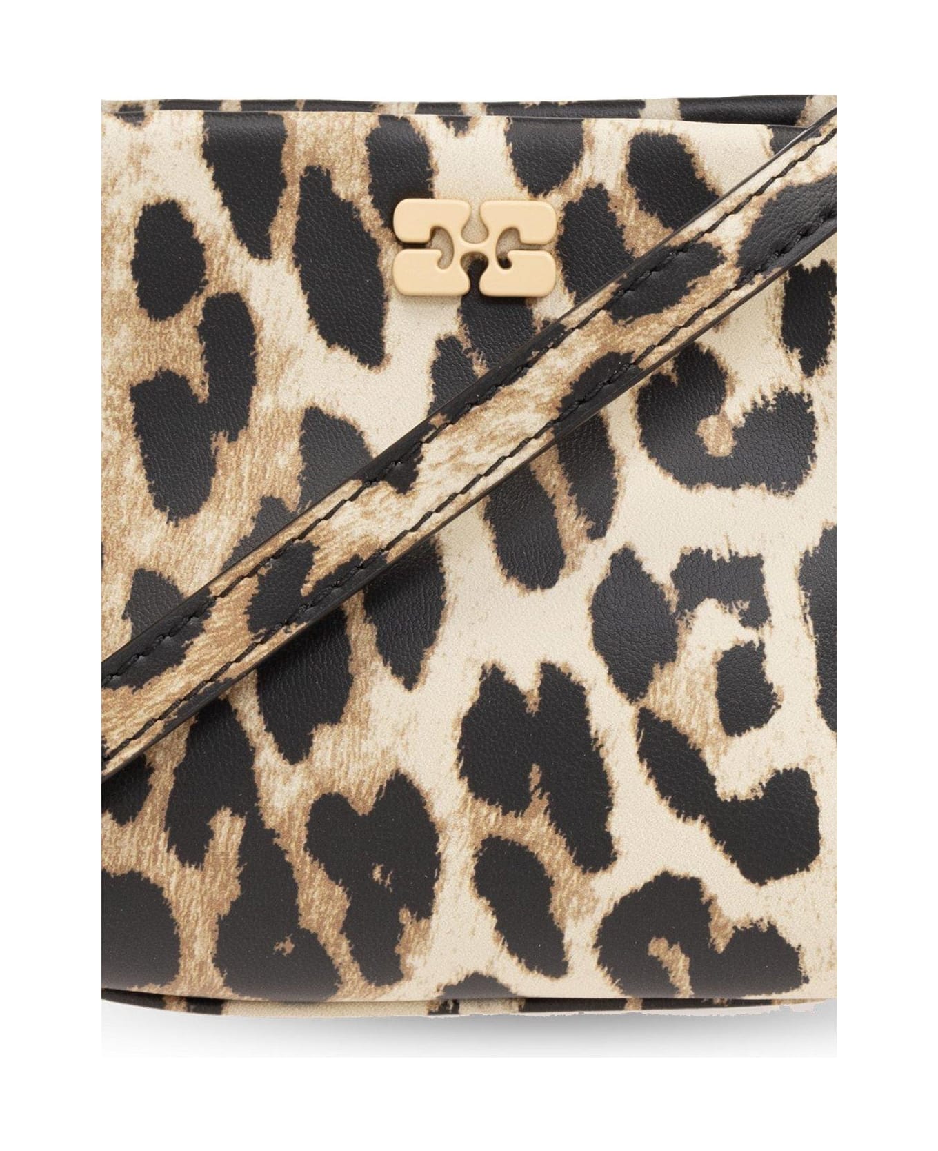 Ganni Mini Bou Handbag - Brown