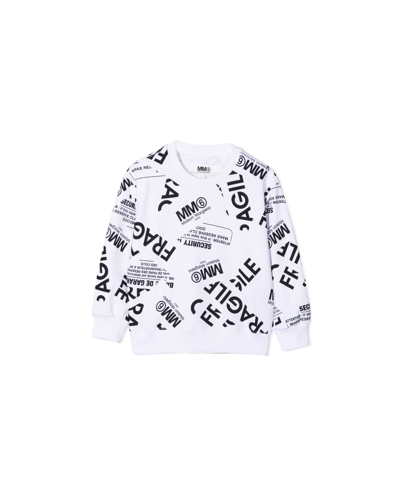 MM6 Maison Margiela Felpa - WHITE