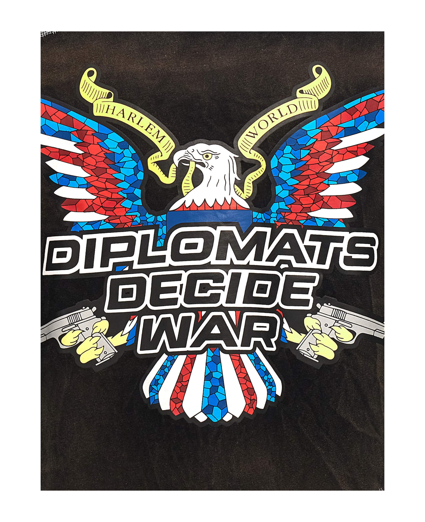 Who Decides War 'diplomats Decide War' T-shirt - Black  