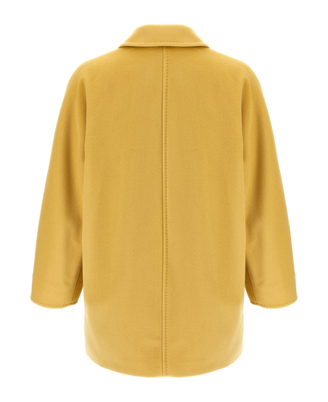 Max Mara 
101801 Icon Coat
 Coat - Yellow