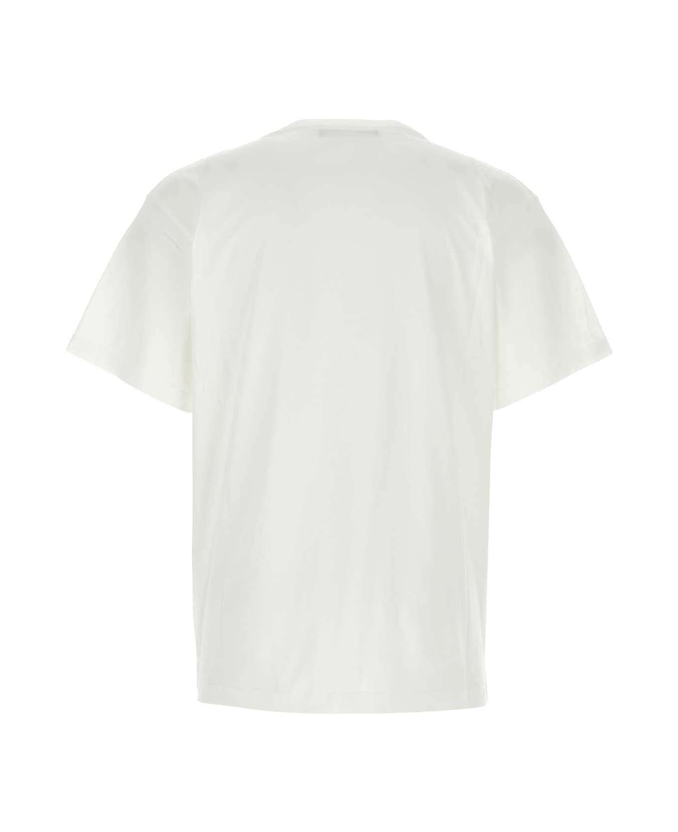 Y/Project White Cotton T-shirt - OPTIC WHITE シャツ