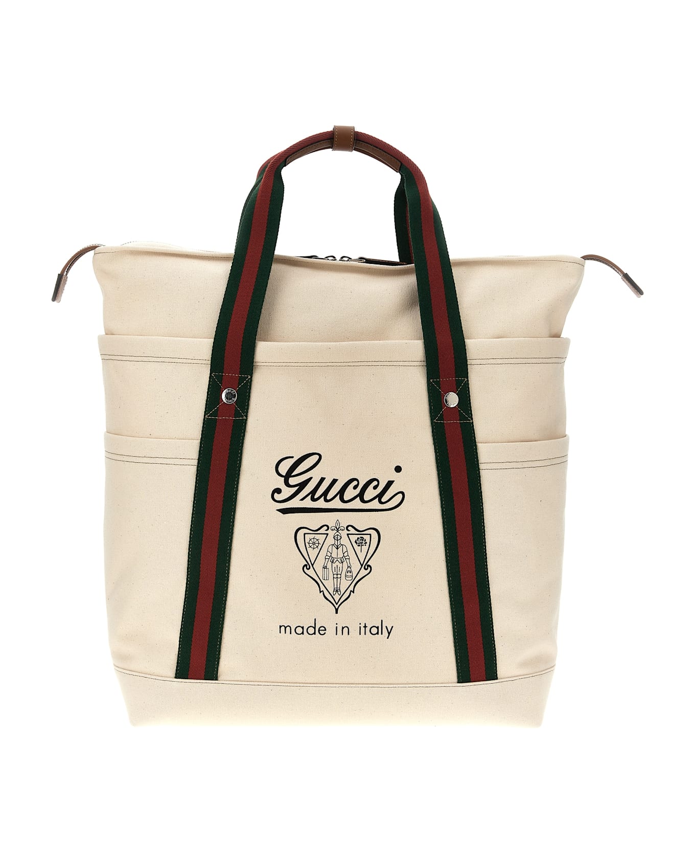 Gucci Large Coat Of Arms Shopping - White