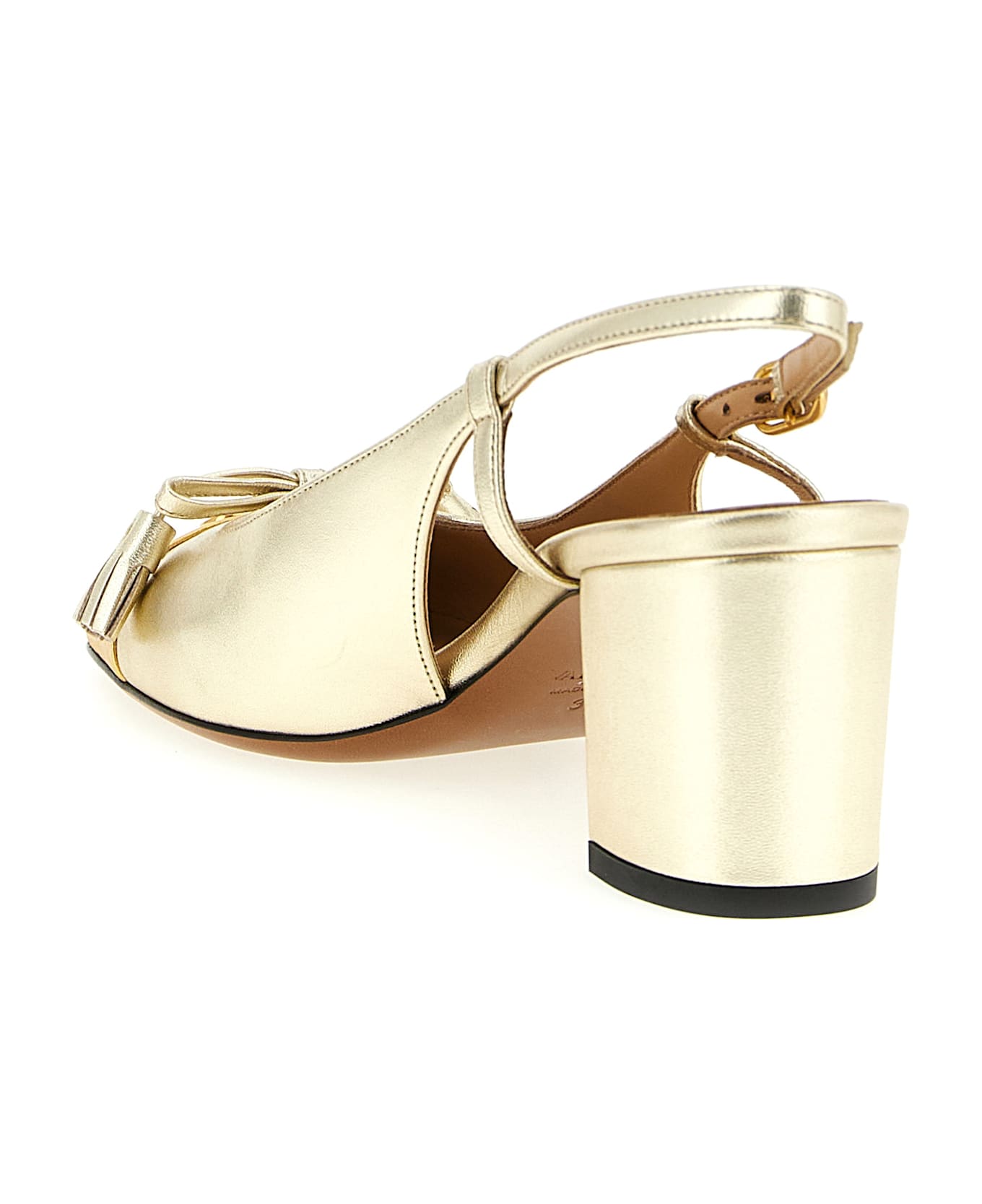 Valentino Garavani 
valet Du Roi
 Slingback - Gold