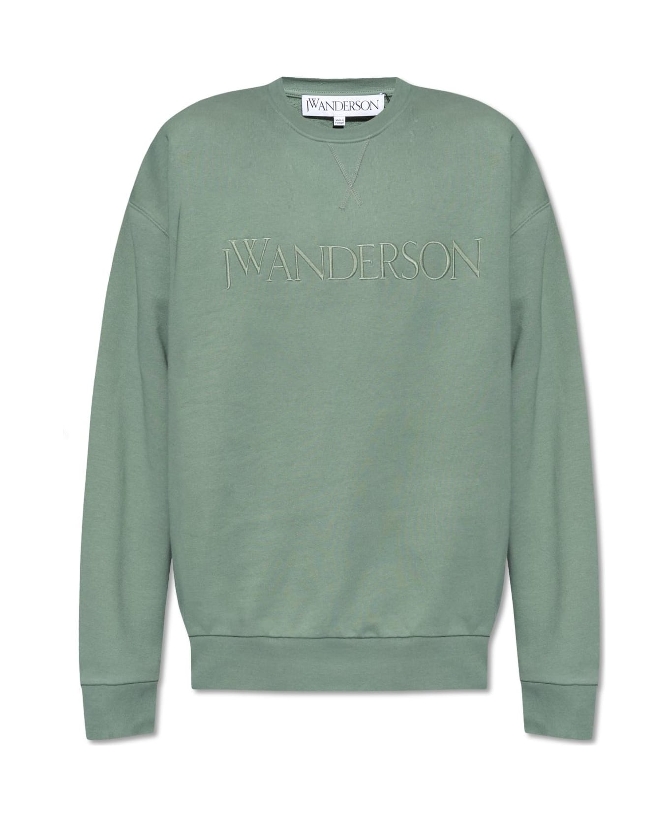 J.W. Anderson Sweatshirt With Logo - Green フリース