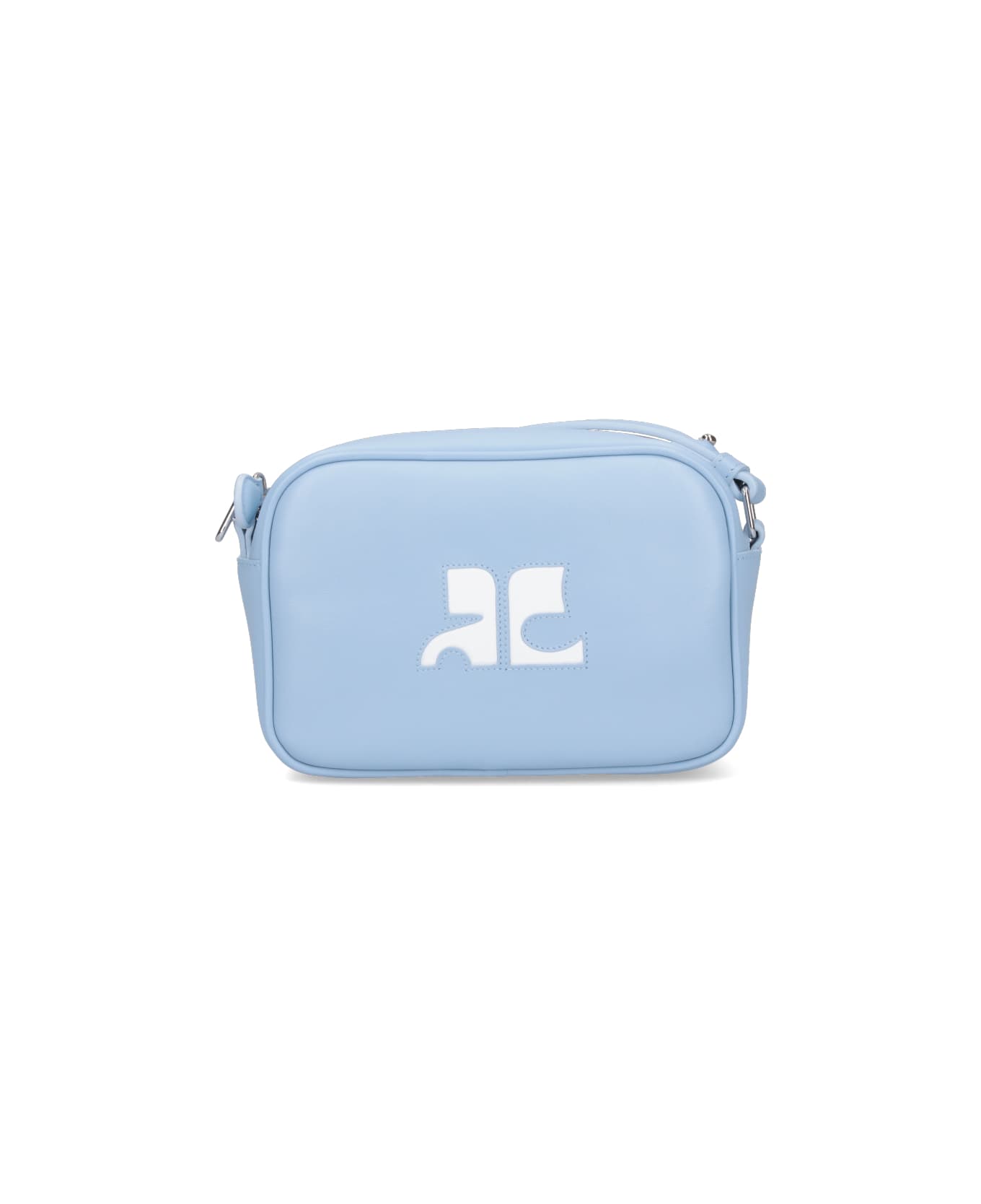 Courrèges "reedition Camera Bag" Crossbody Bag - Light Blue