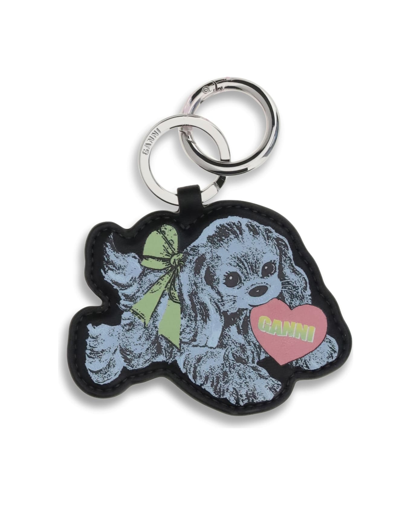 Ganni Puppy Keychain