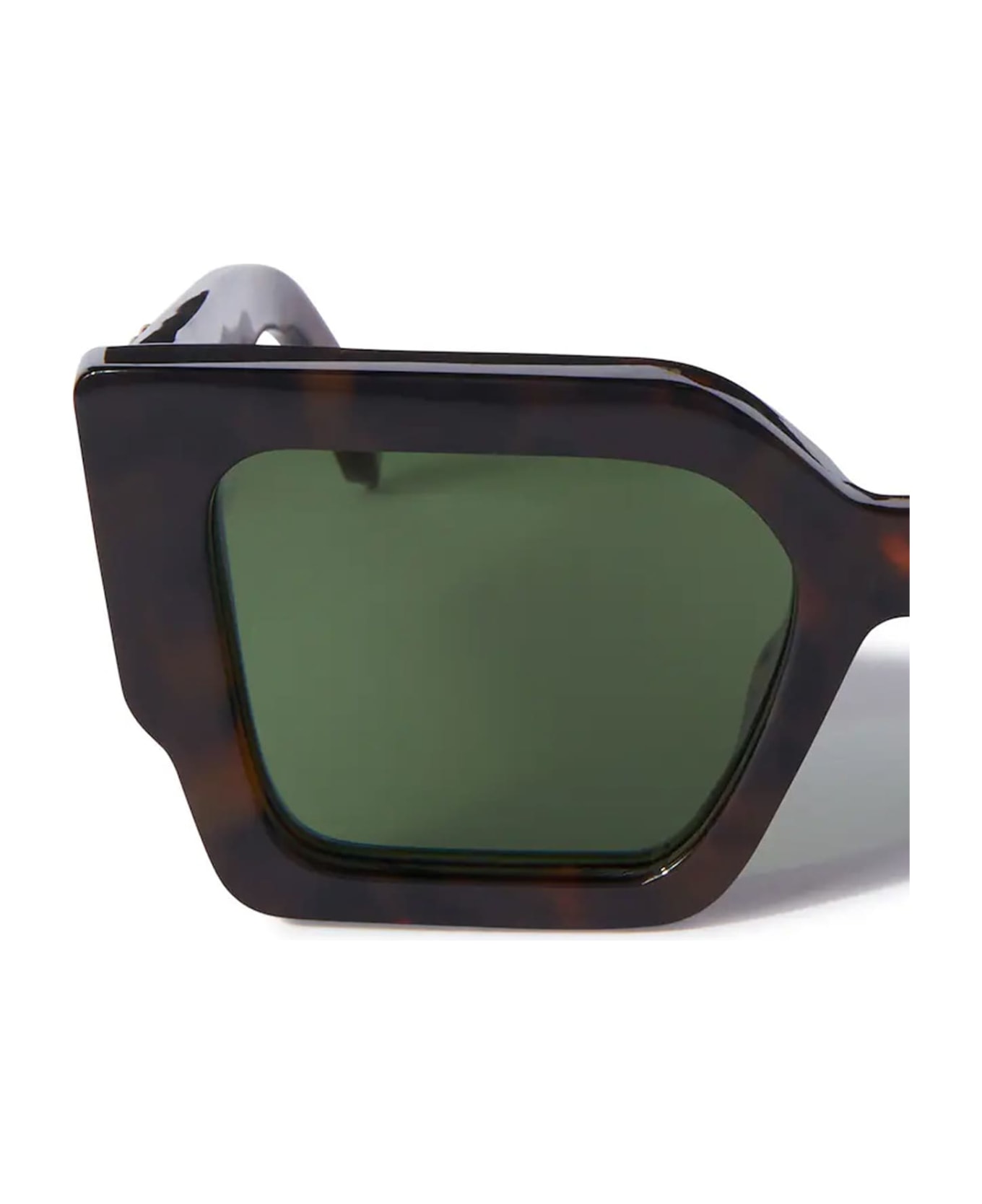 Off-White Catalina - Brown / Green Sunglasses - brown