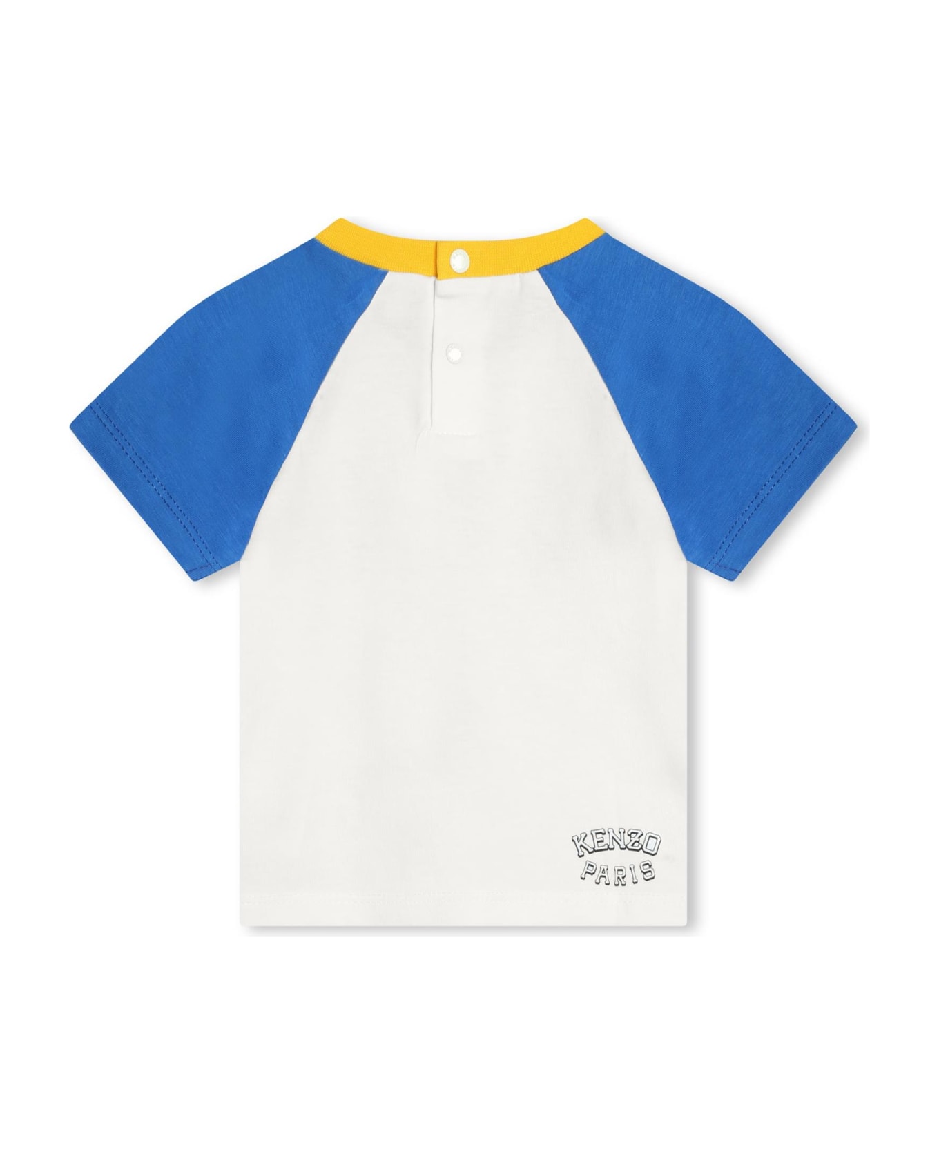 Kenzo Kids T-shirt Con Logo - Cream