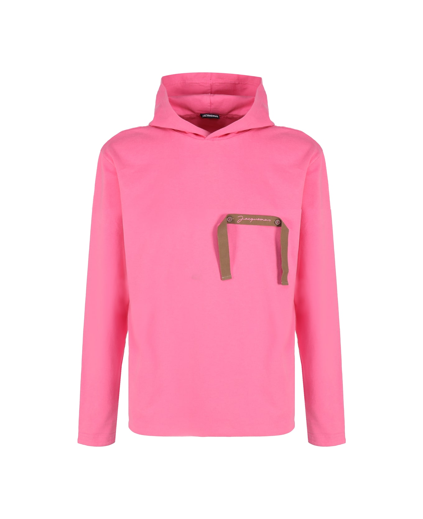 Jacquemus Cotton Desenho Sweatshirt - Pink