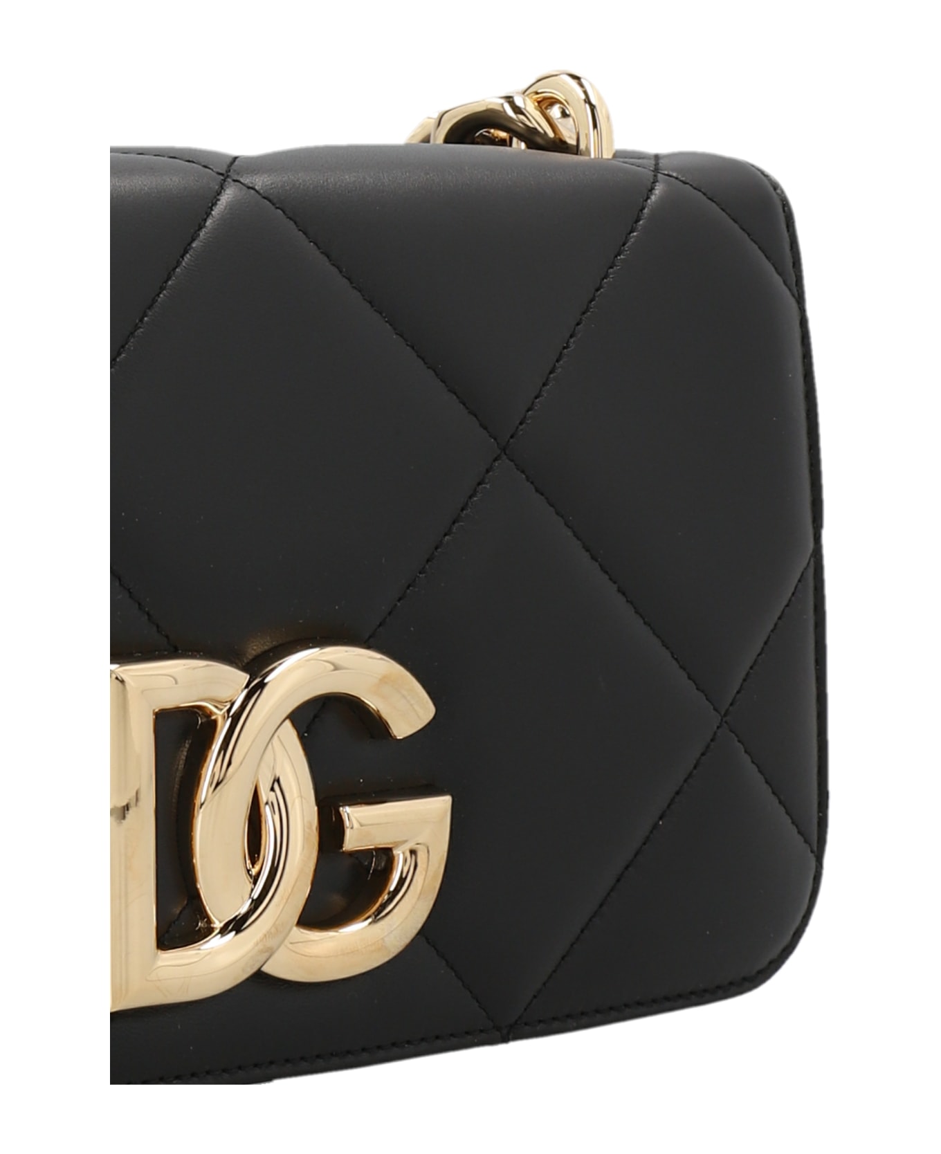 Dolce & Gabbana 'zebra' Crossbody Bag - Black  