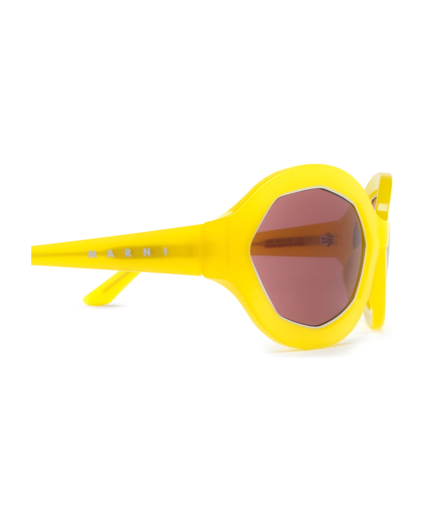 Marni Eyewear Cumulus Cloud Yellow Sunglasses Mage - Yellow