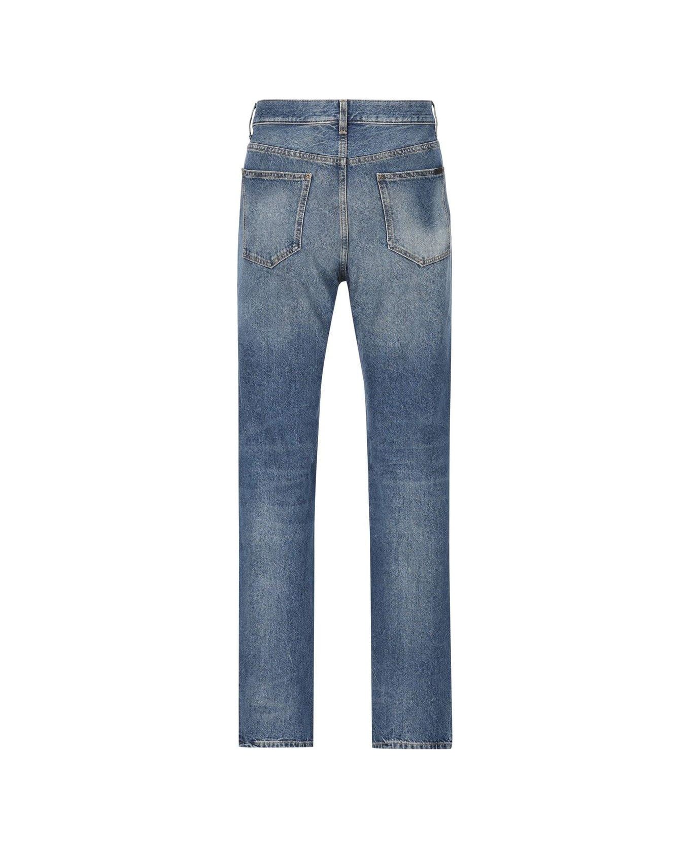Saint Laurent Straight-leg Jeans - Blue