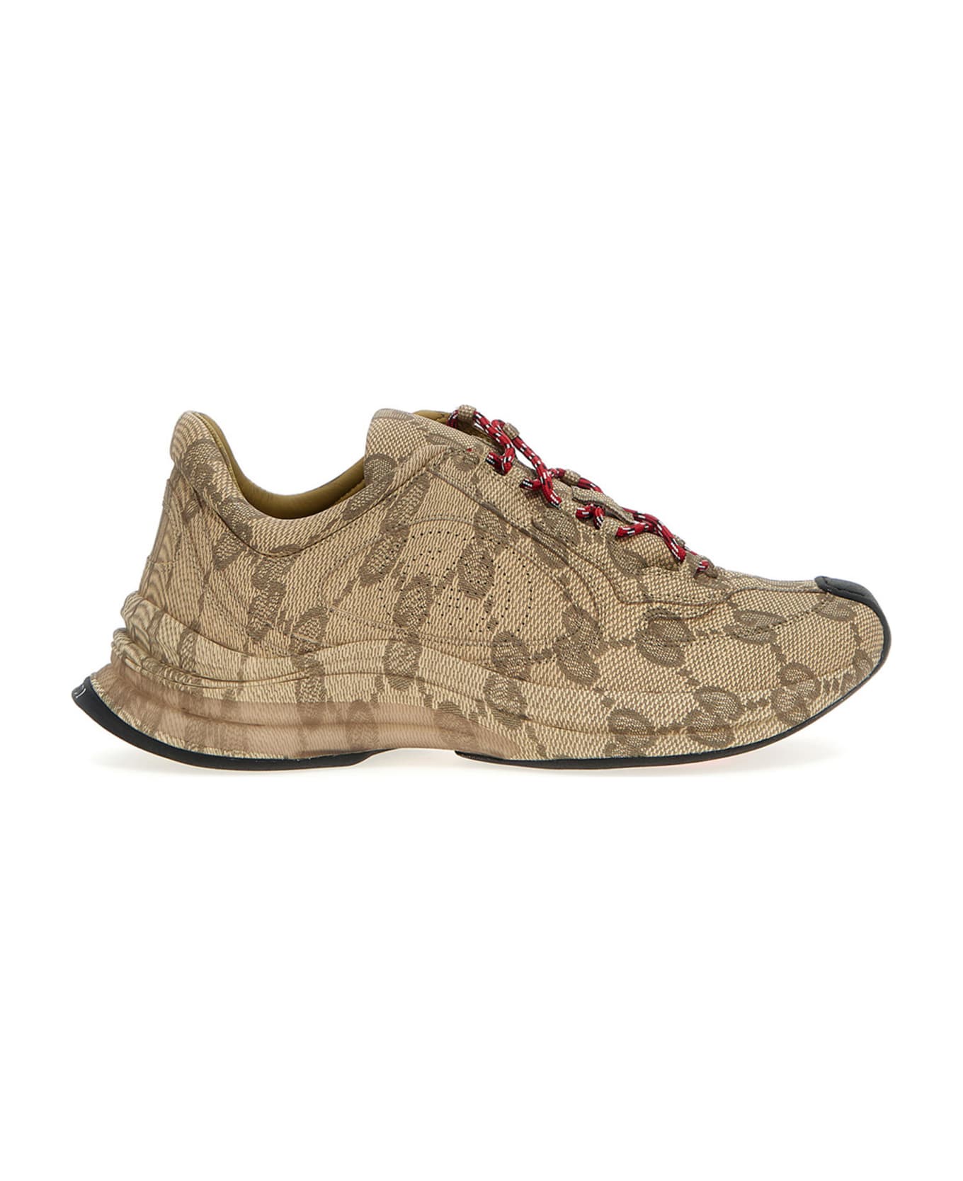 Gucci 'gucci Run' Sneakers - Beige