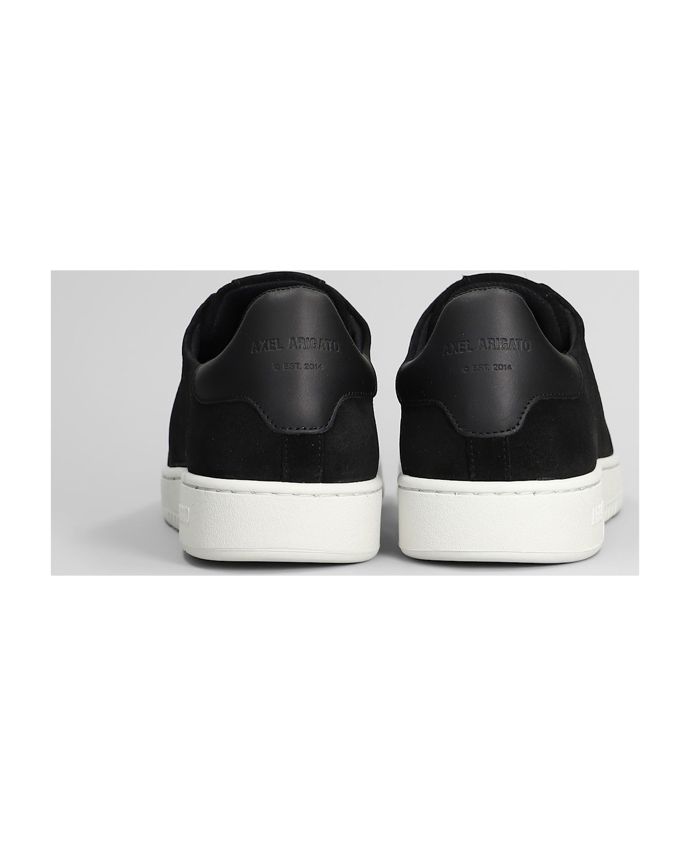 Axel Arigato Dice Laceless Sneakers In Black Suede - black