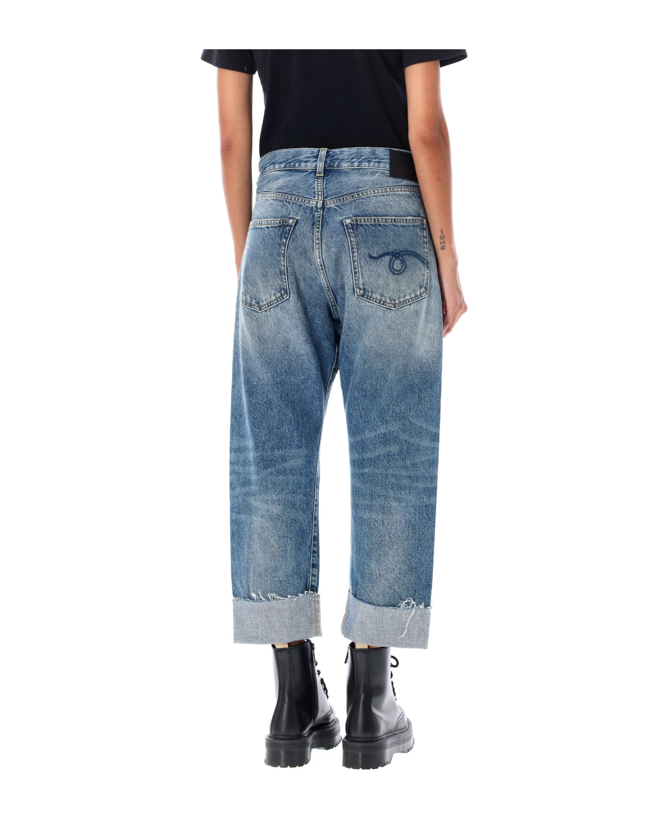 R13 Cross Over Jeans - JASPER BLUE