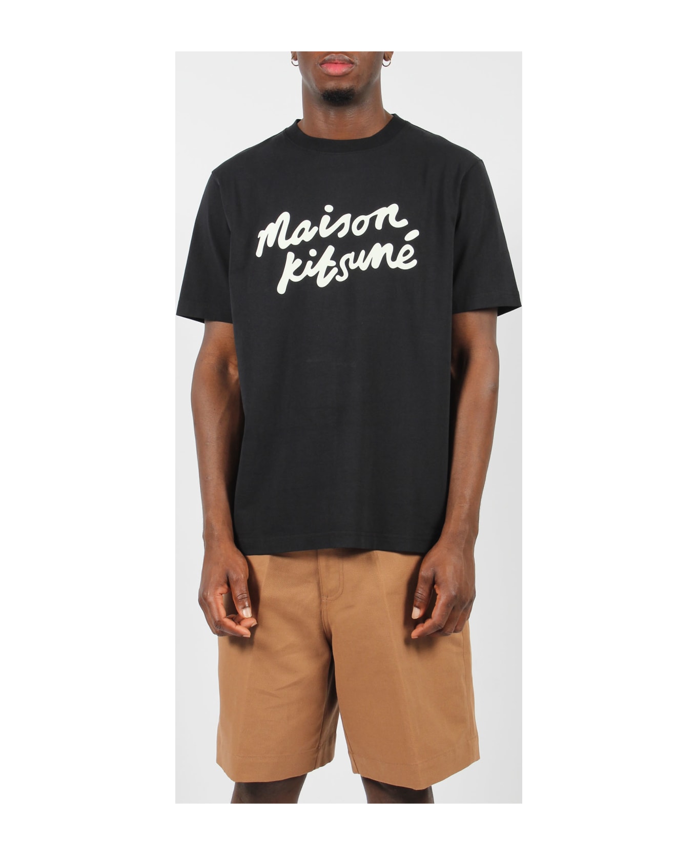 Maison Kitsuné Maison Kitsune Handwriting T-shirt - Black シャツ
