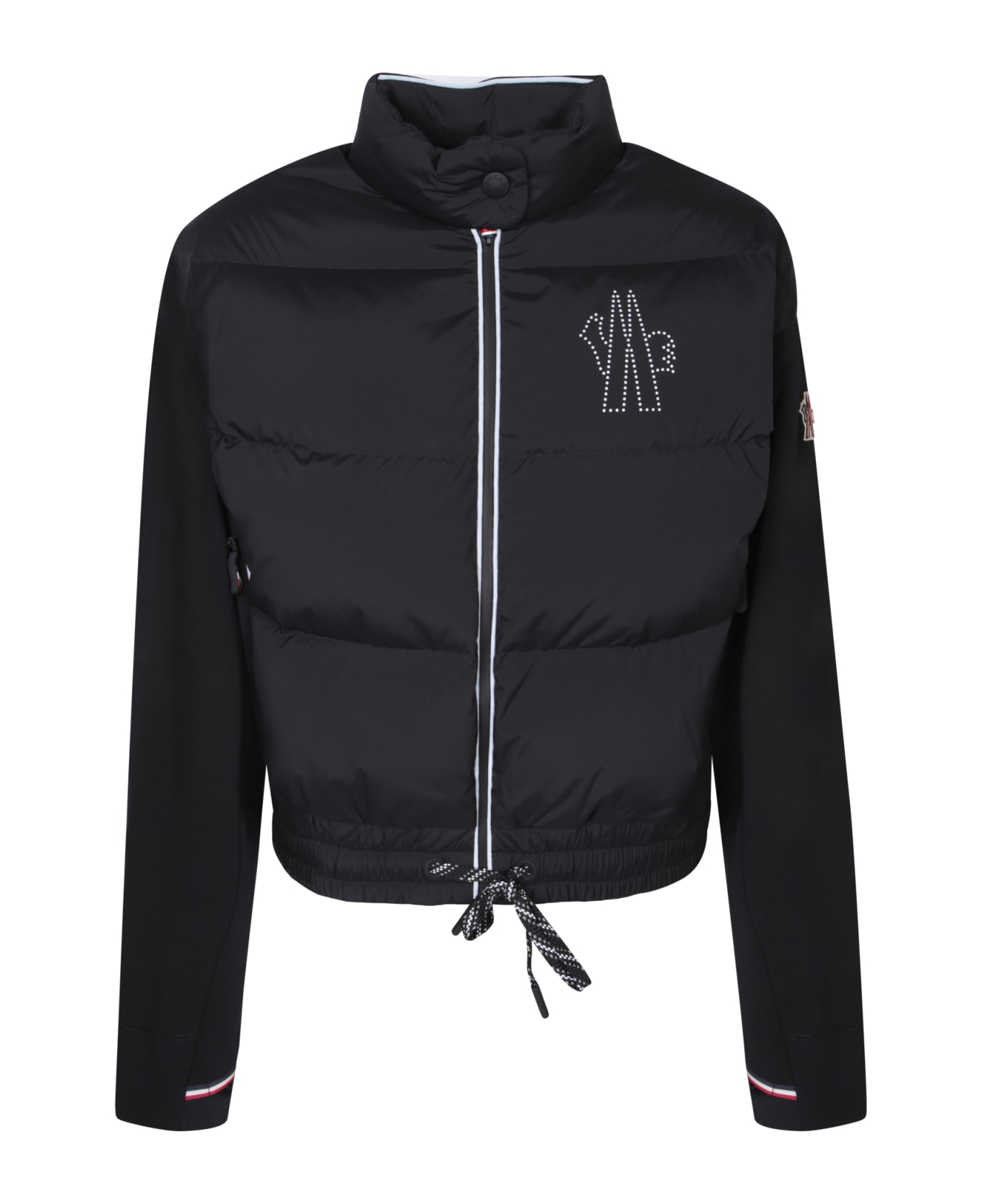 Moncler Grenoble Zipup Cardigan - BLACK